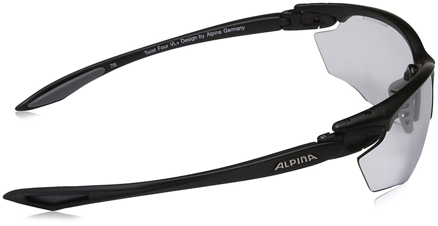 VL Alpina + black Alpina A8434131 Sonnenbrille Alpina Twist matt Four Sports black-grey