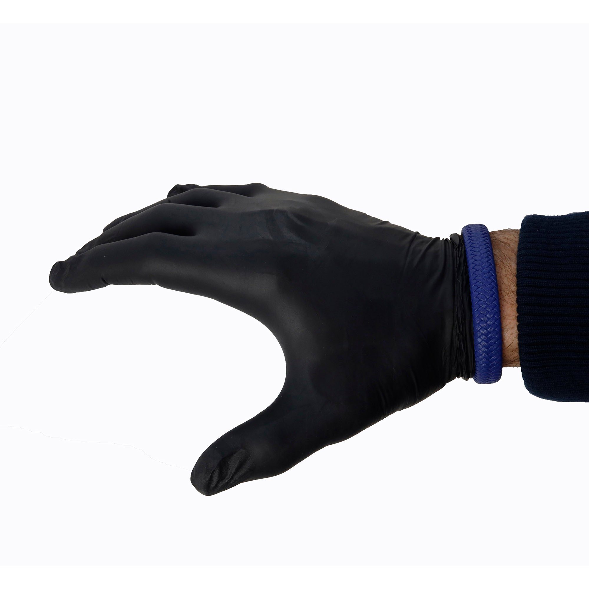 Spenderbox Einweghandschuhe Nitril-Einweghandschuhe M schwarz Scorprotect® Größe