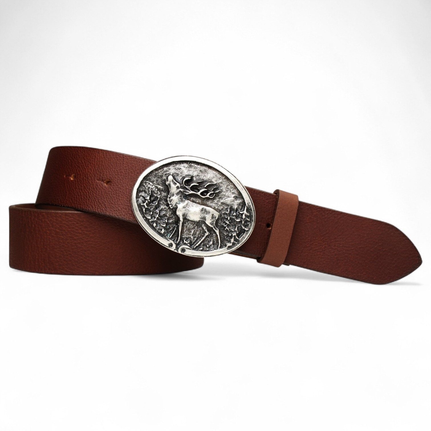 FRONHOFER Koppelgürtel 17745 (1-St) Trachtengürtel 4 cm, 100% echtes Leder, Tracht, Landhausmode