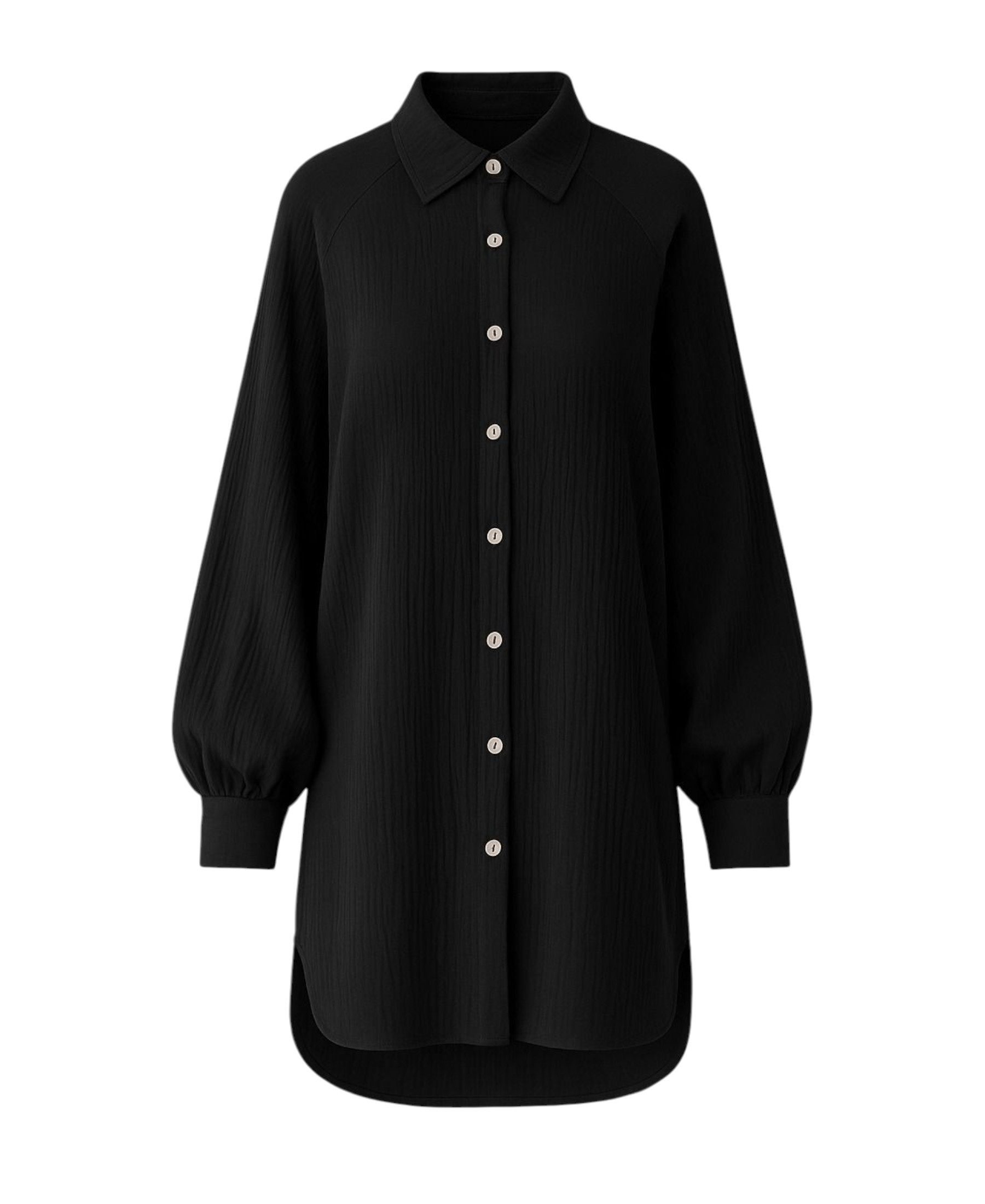 WENOR Hemdbluse Musselin Damen Oversize Hemd günstig online kaufen
