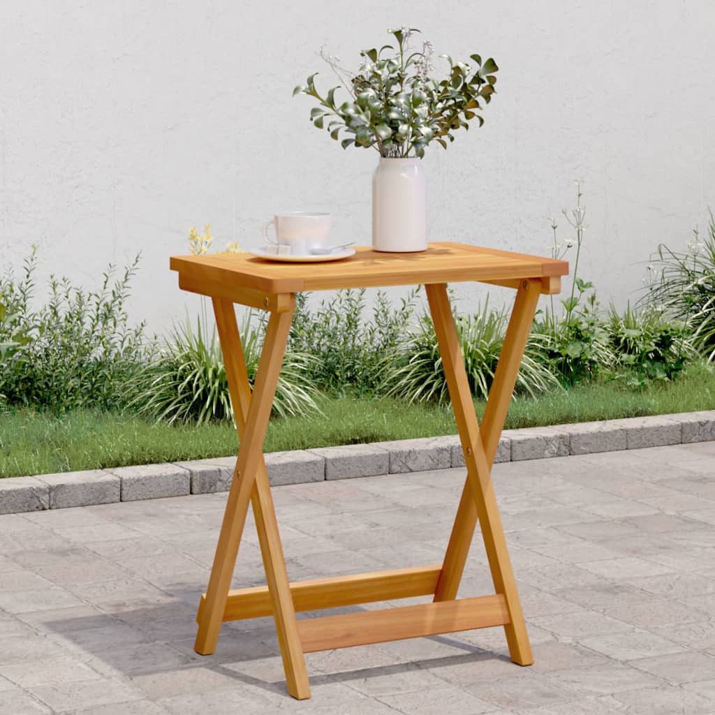 vidaXL Gartentisch Gartentisch Klappbar 50x36x60 cm Massivholz (1-St)