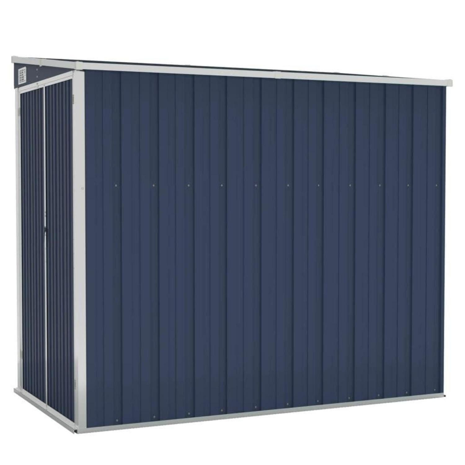 LuxusKollektion Gerätehaus Gartenhaus Anthrazit 118x194x178cm, (1 St)