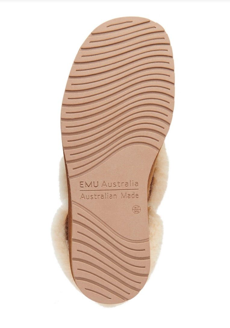 Emu Australia Platinum Mintaro (Schafsleder, Lammfell) braun Damen Hausschuh