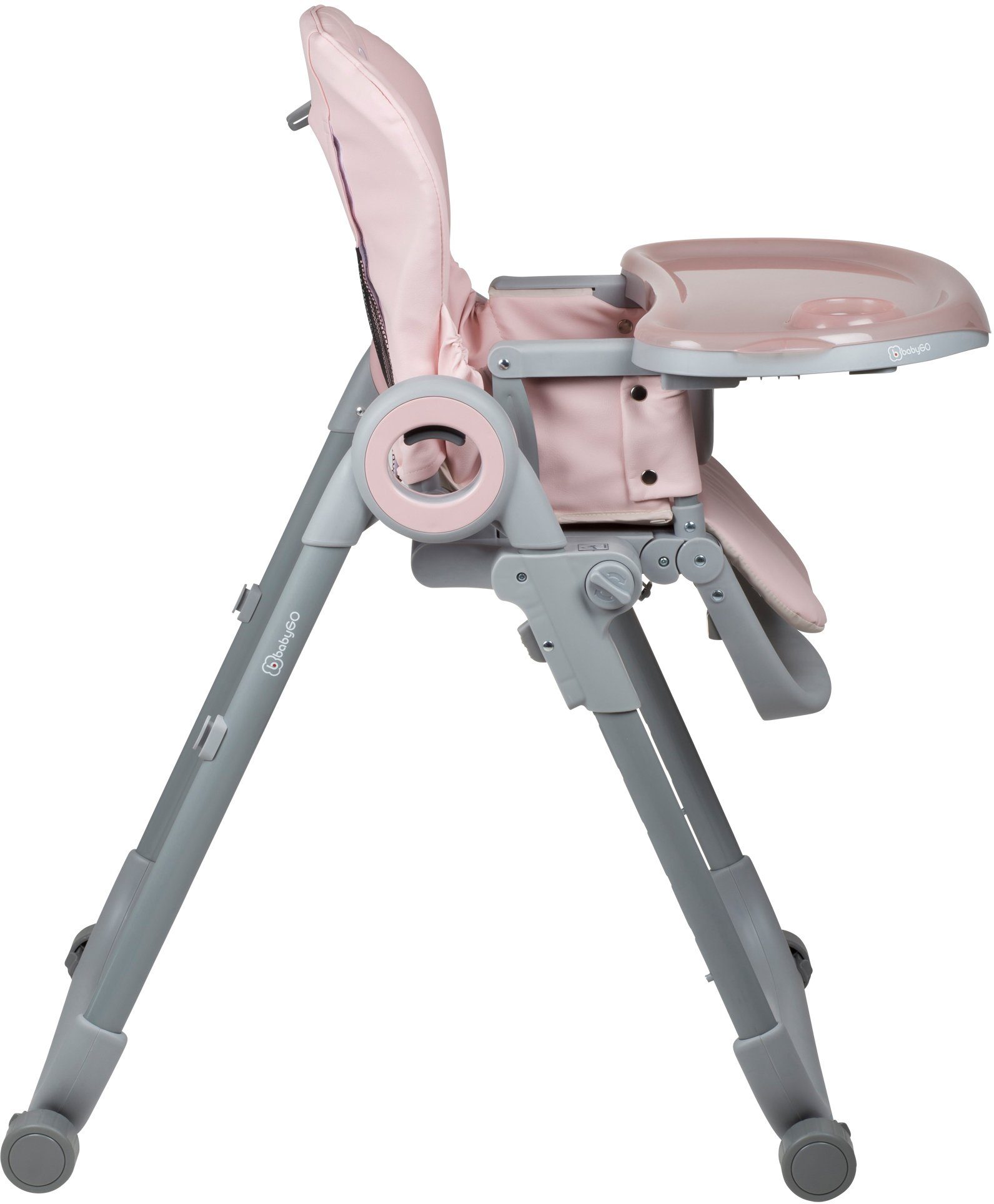 pink, platzsparend Hochstuhl Divan, zusammenklappbar BabyGo