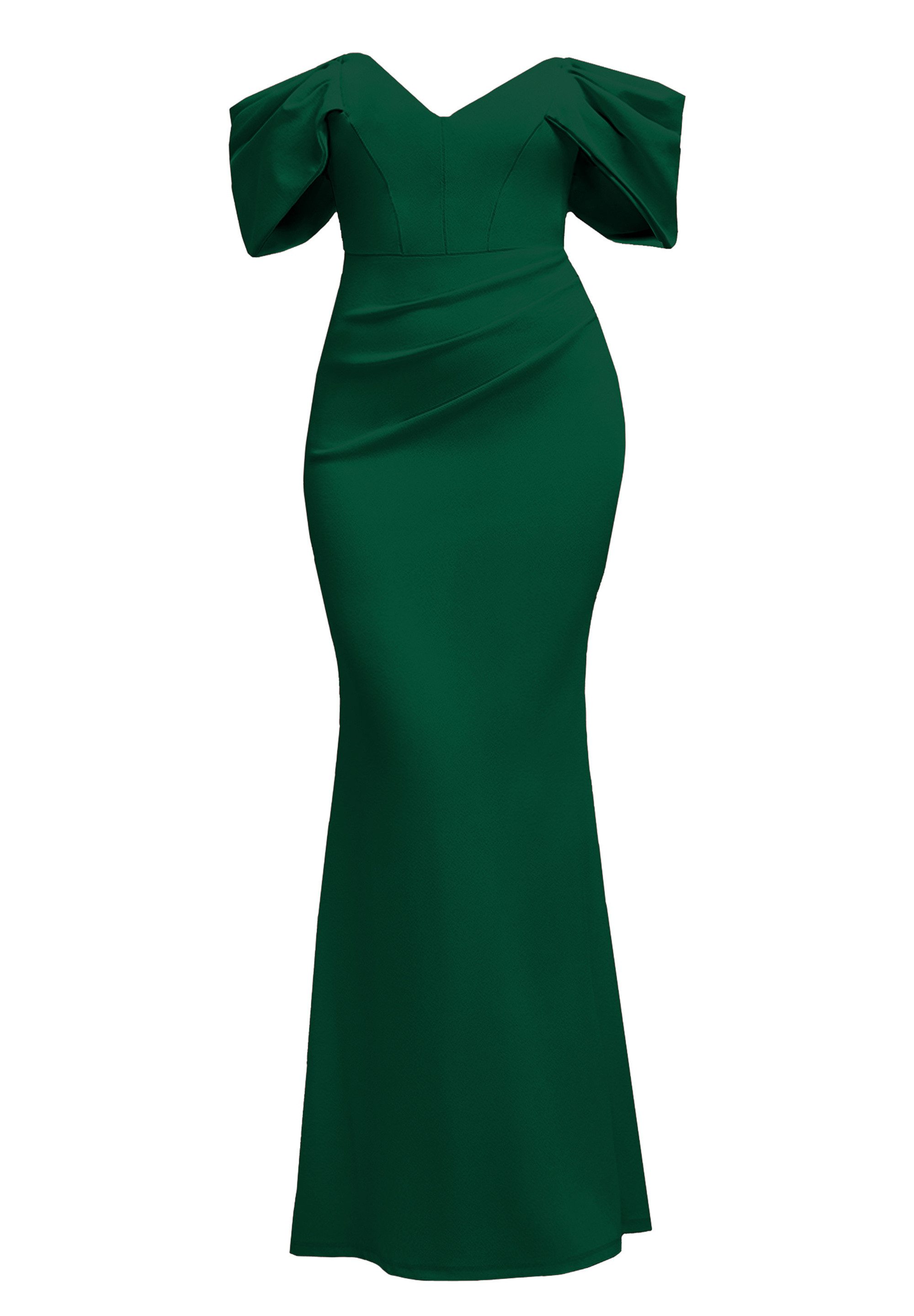 Goddiva Maxikleid Off The Shoulder Draped Sleeve Maxi Dress langes Kleid günstig online kaufen