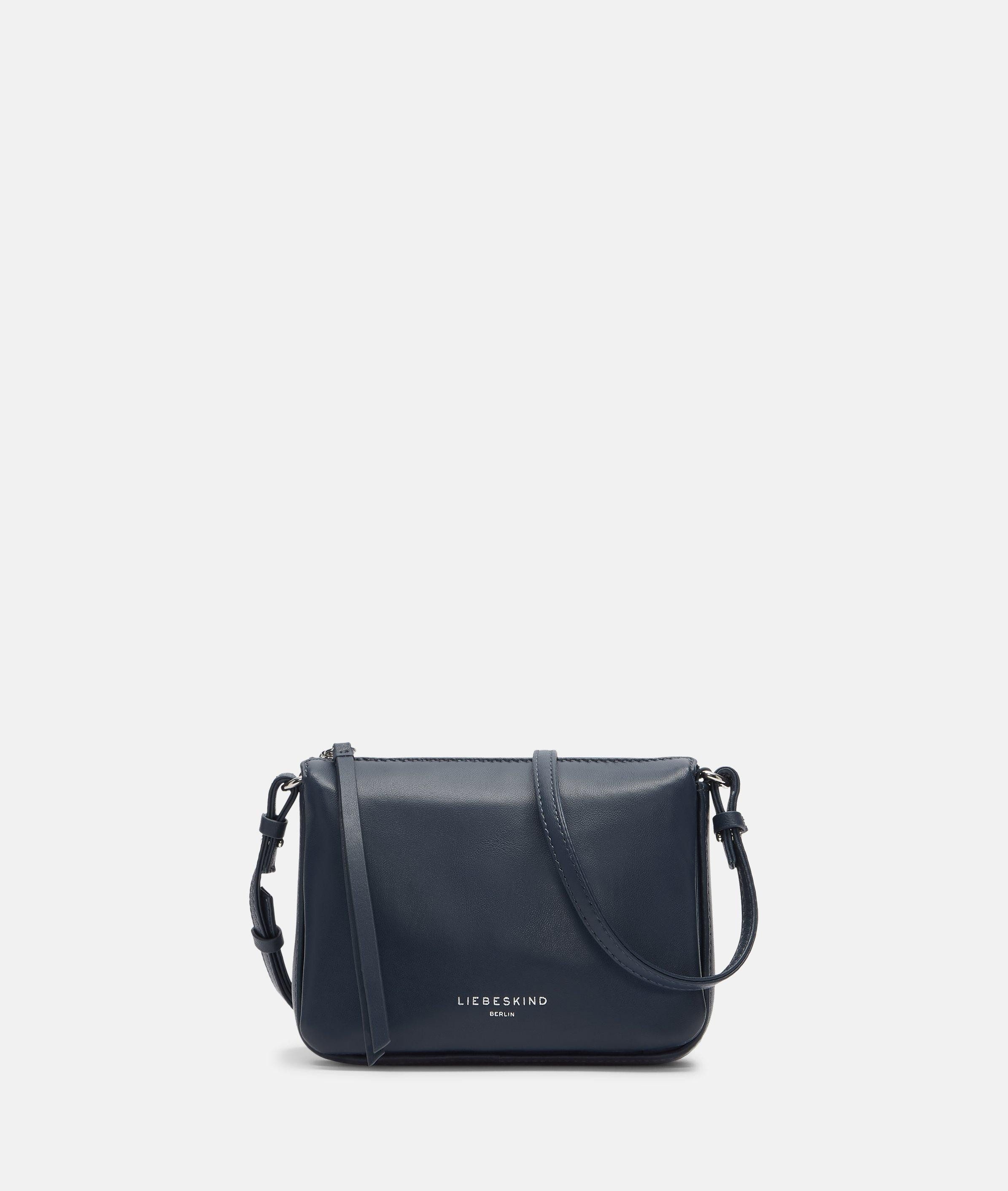 Liebeskind Berlin Umhängetasche Crossbody, Kleine Umhängetasche aus weichem Schafsleder