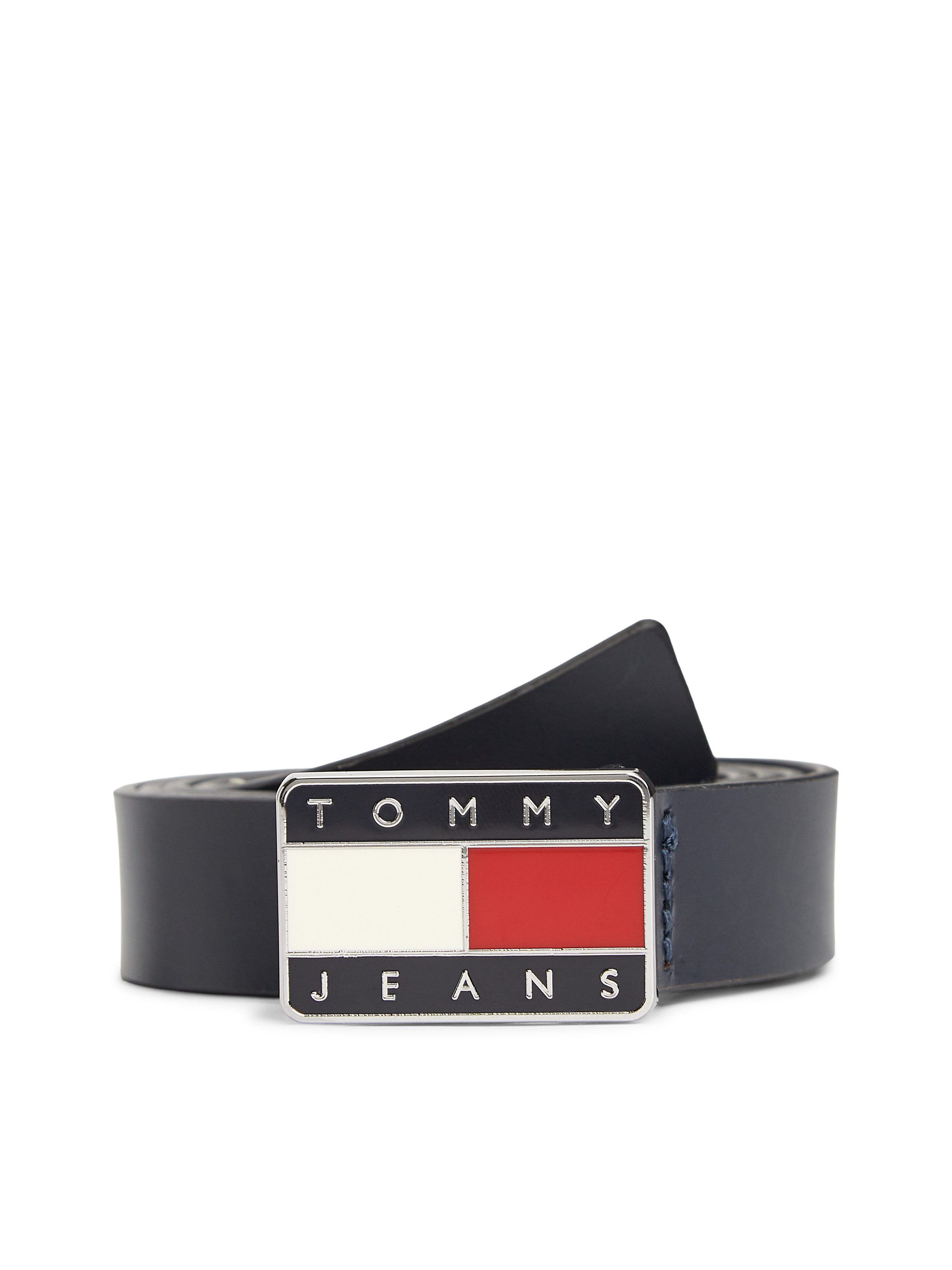 Tommy Jeans Ledergürtel TJW HERITAGE PLAQUE Größenverstellbar durch Metalls günstig online kaufen