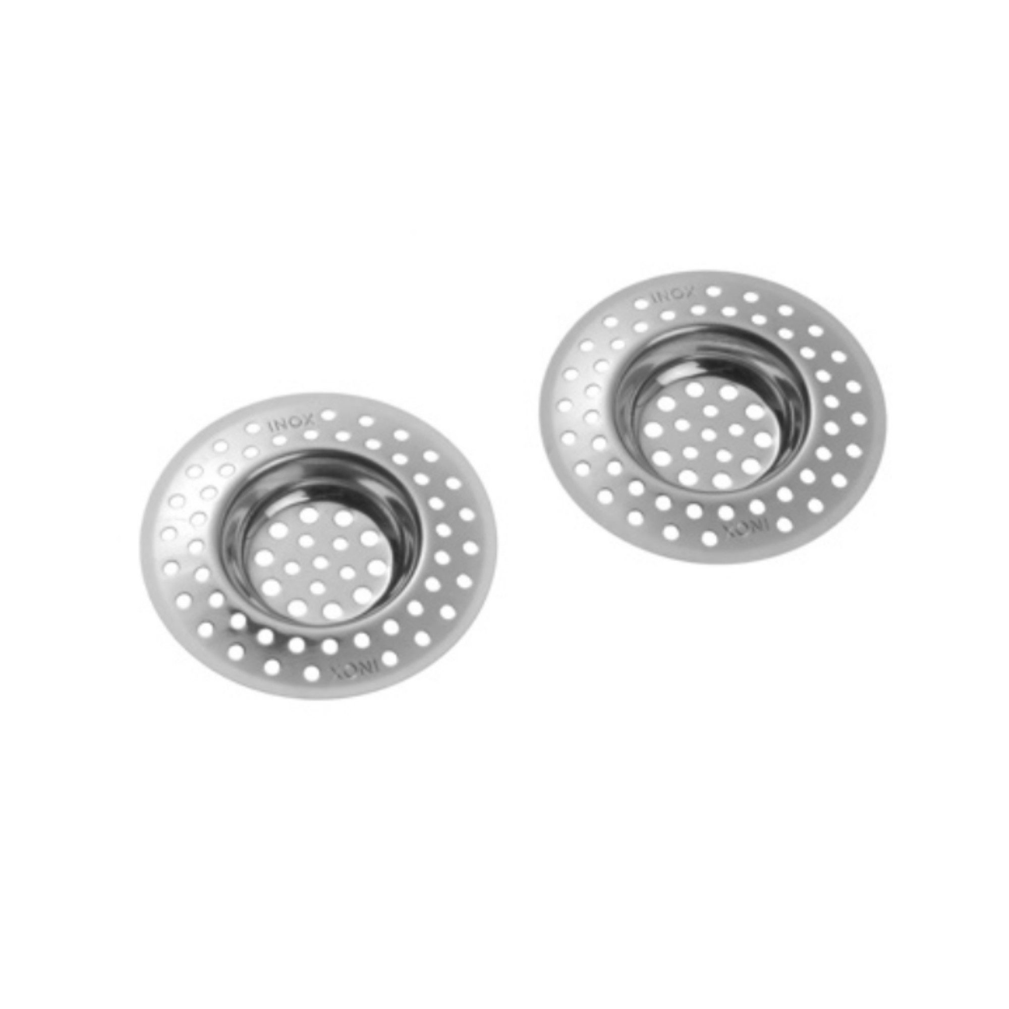 Thiru Abflusssieb - 2er Set - Ø 7 cm - aus Edelstahl - verhindert Verstopfungen, Edelstahl, (2-St)