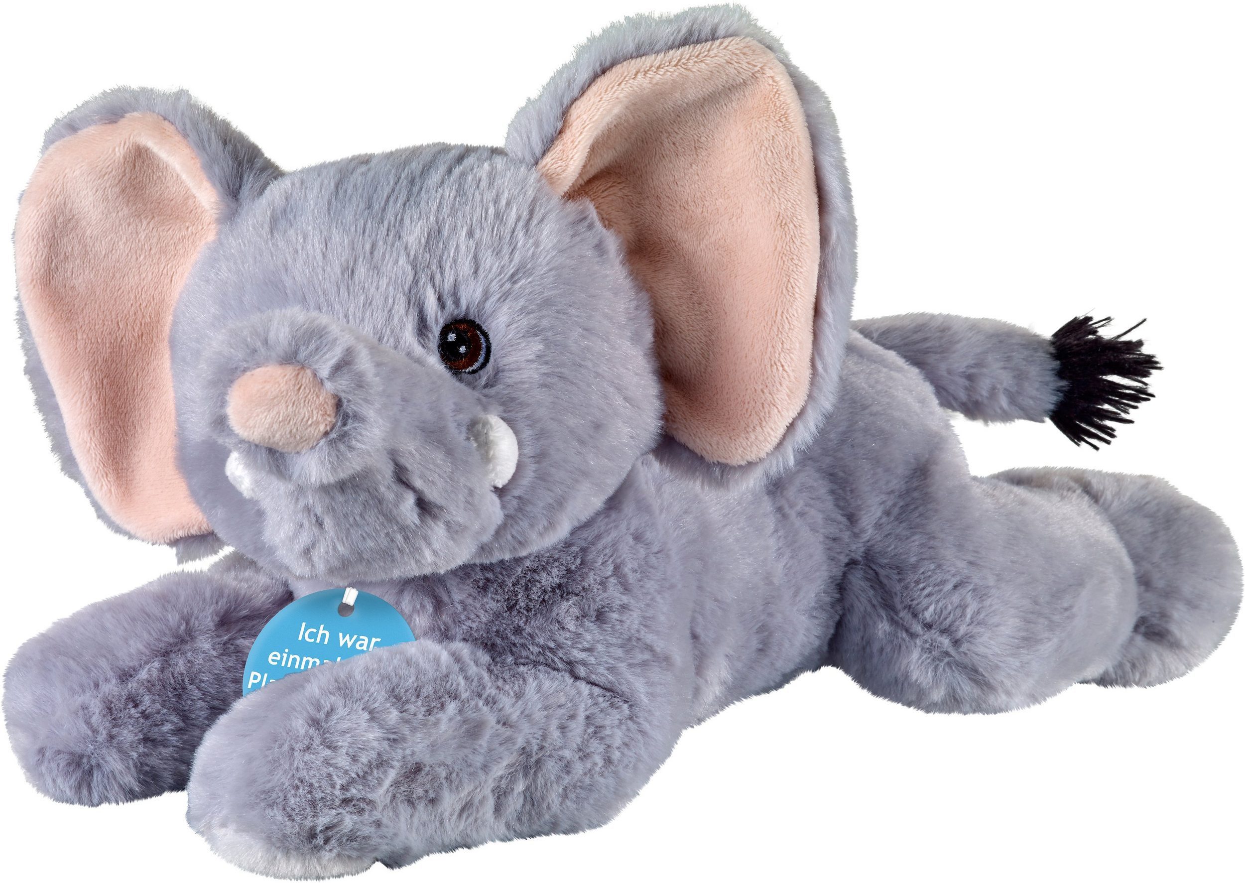 Bauer Spielwaren Kuscheltier Plüschtier Elefant (liegend, 33cm)