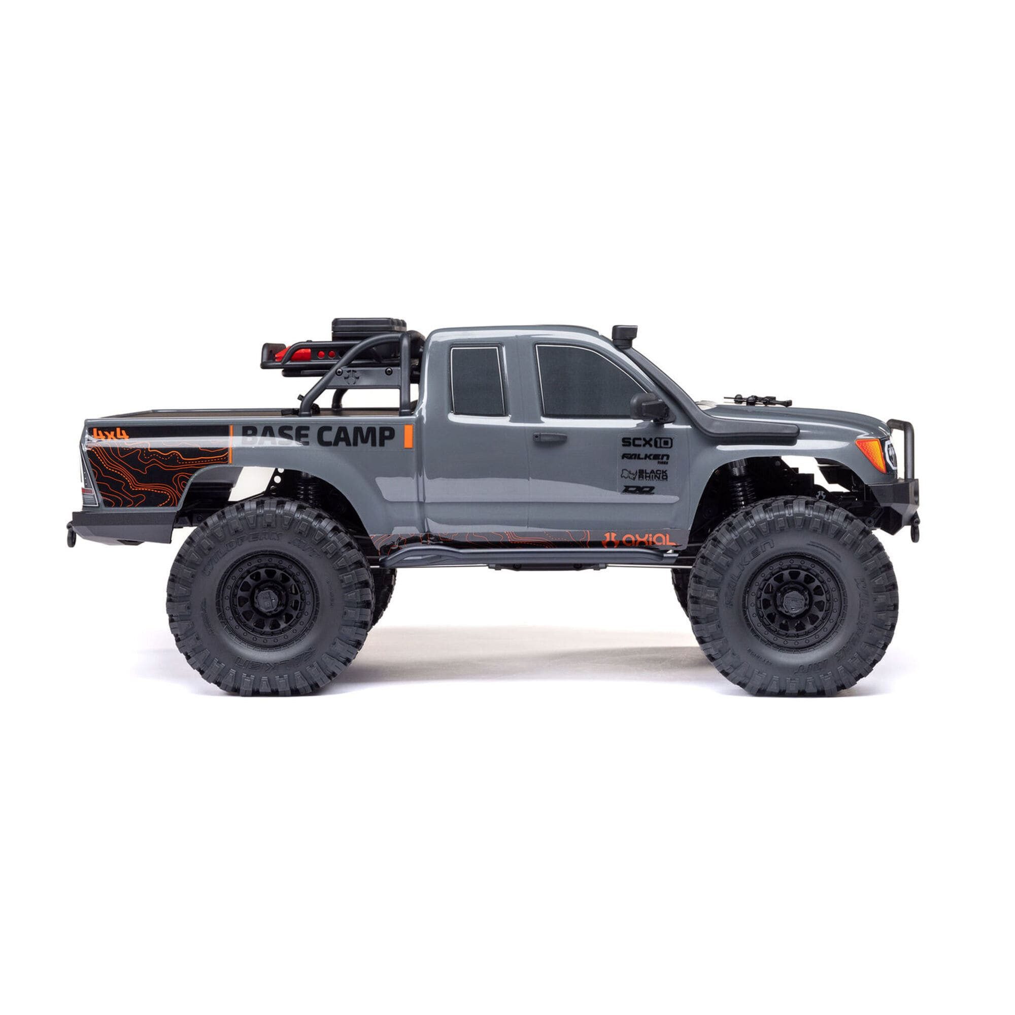 Axial RC-Buggy Axial SCX10 III Base Camp 4X4 Rock Crawler 1:10 RTR Grau