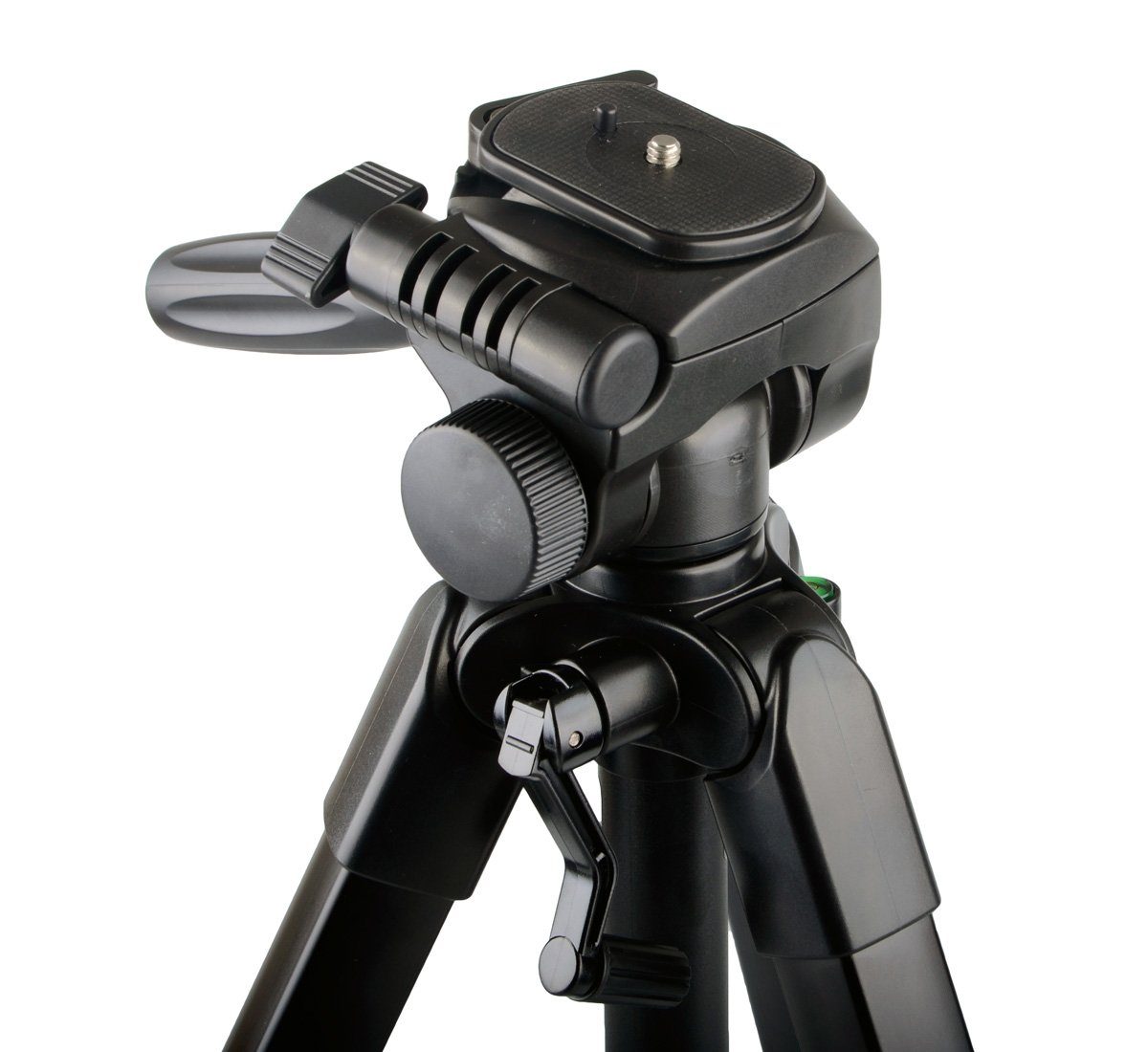 ayex ayex LT-463 Foto- / Videostativ mit 3-Wege-Panoramakopf Höhe 163cm Dreibeinstativ