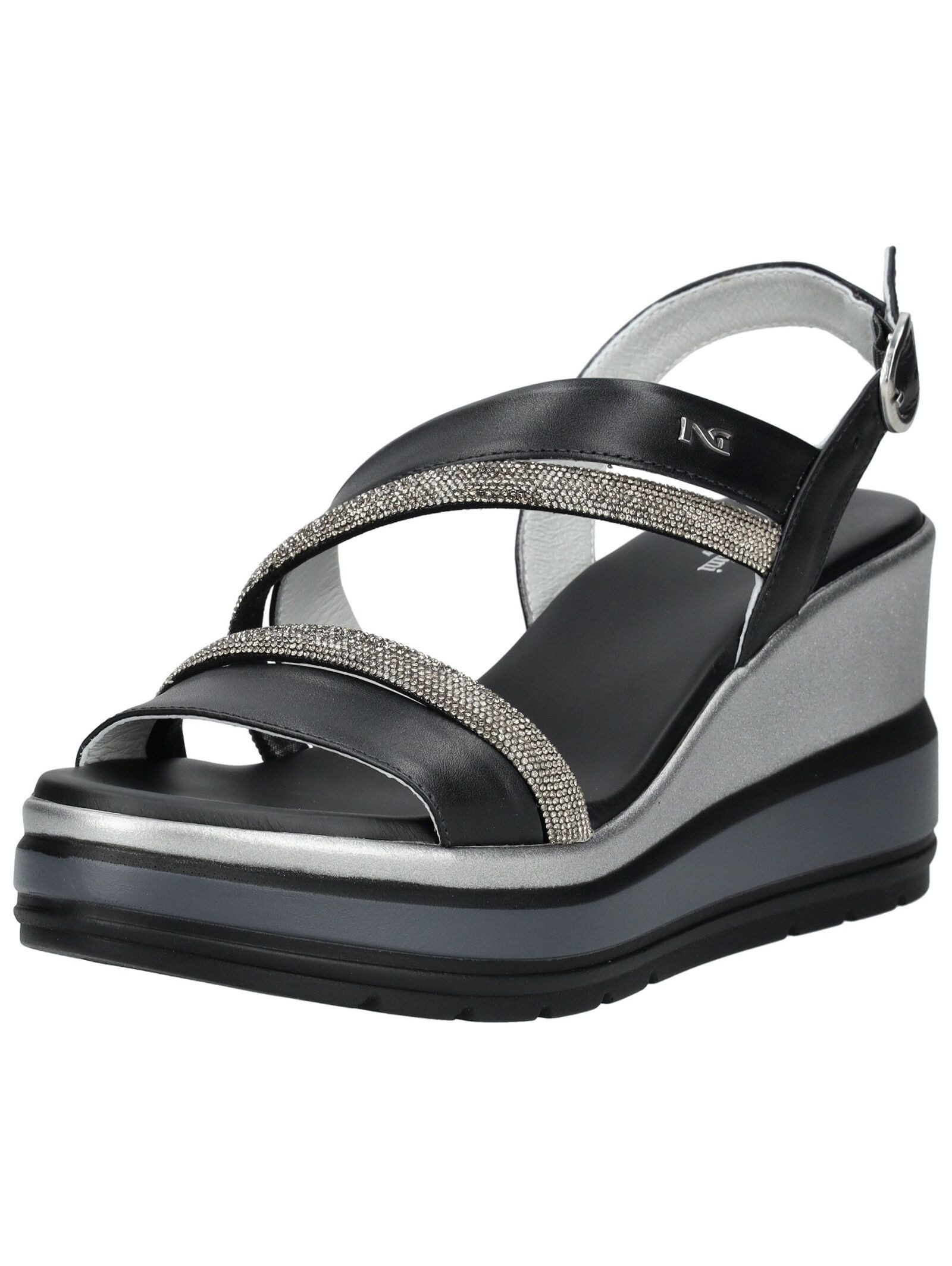 Sandalen Leder Keilsandalette