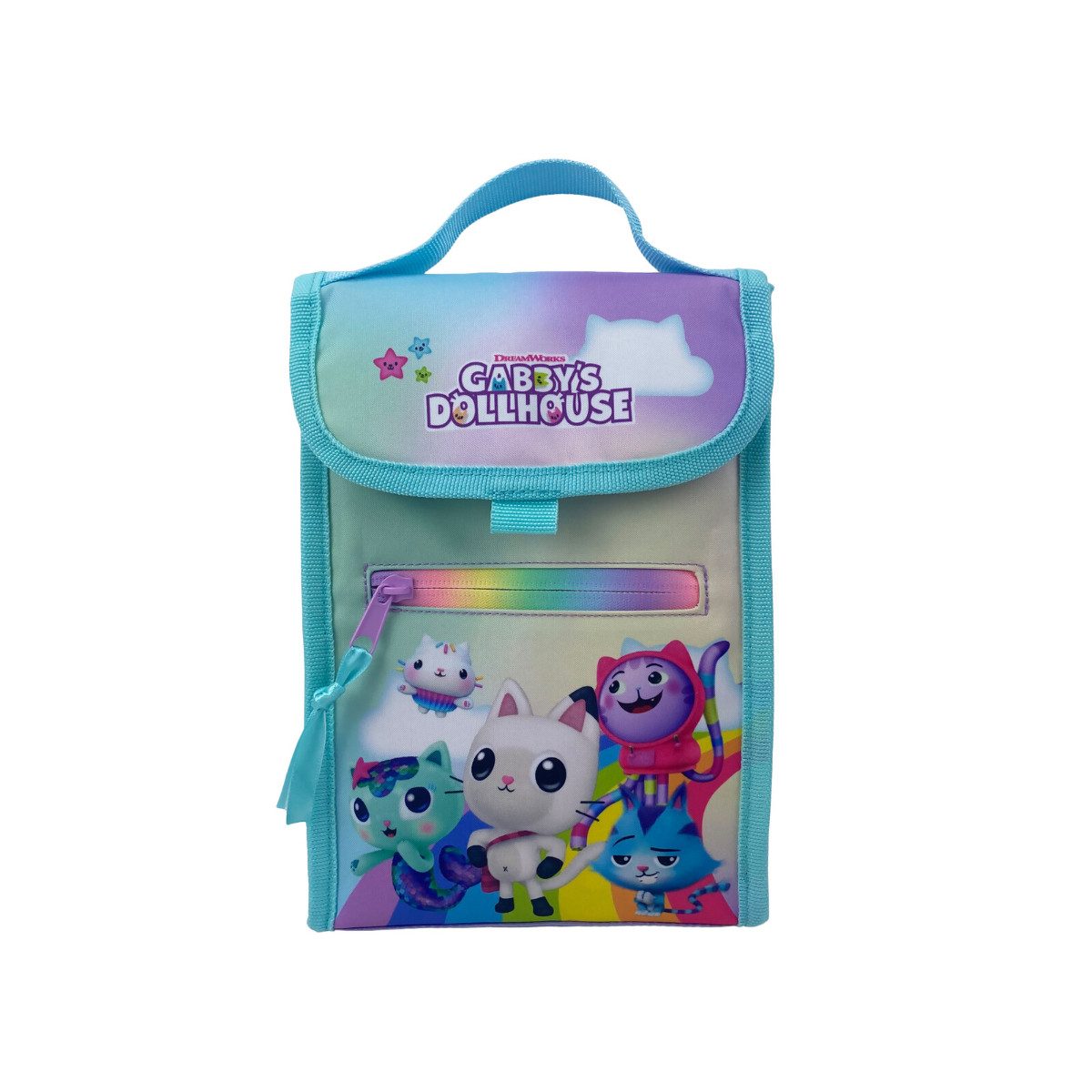 Dreamworks Gabby’s Dollhouse Brottasche Snacktasche Kinder Kühltasche 24 × 17 cm isoliert