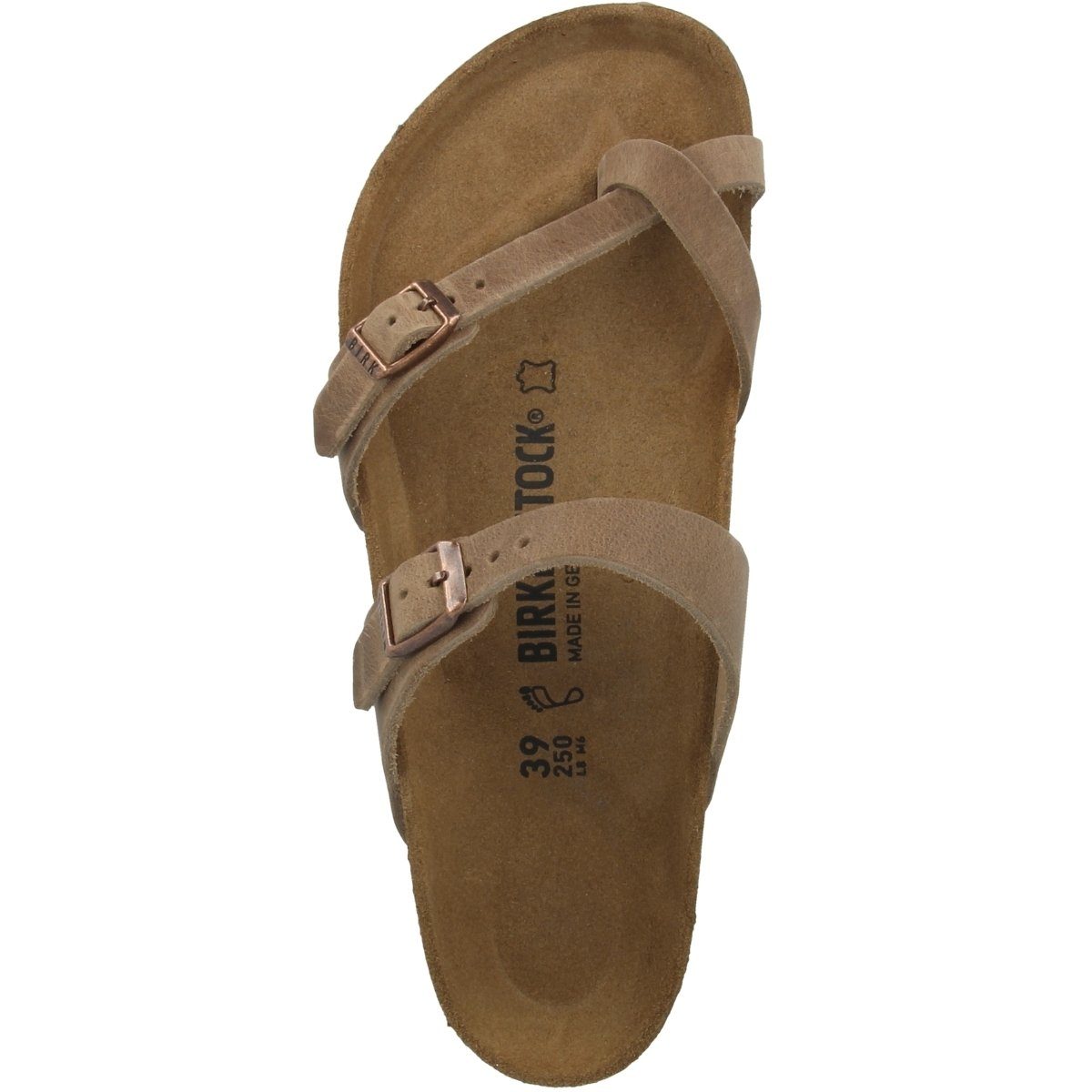 Birkenstock Mayari geöltes Nubukleder normal Damen Pantolette Hausschuhe, Sandaletten, Mules, Pantoffeln, Slipper