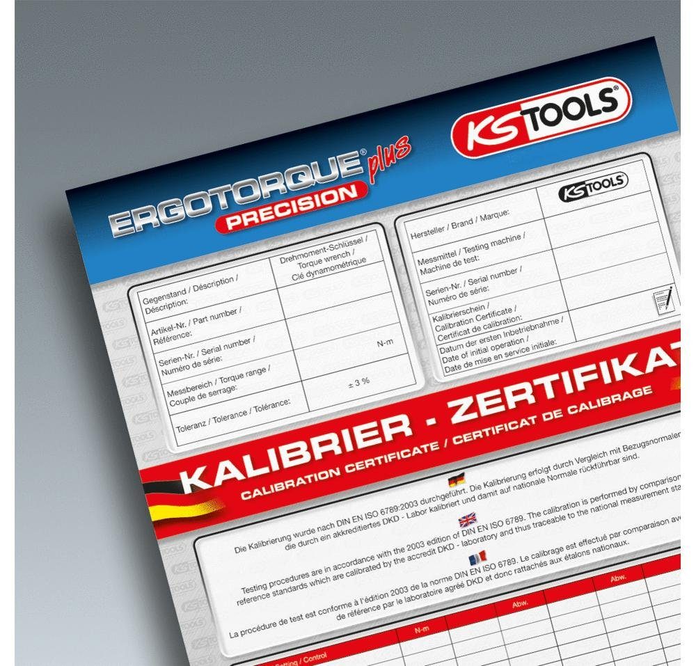Thumbnail - KS Tools Drehmomentschlüssel 9x12mm ERGOTORQUE®precision Einsteck-Drehmomentschlüssel, 5-25Nm