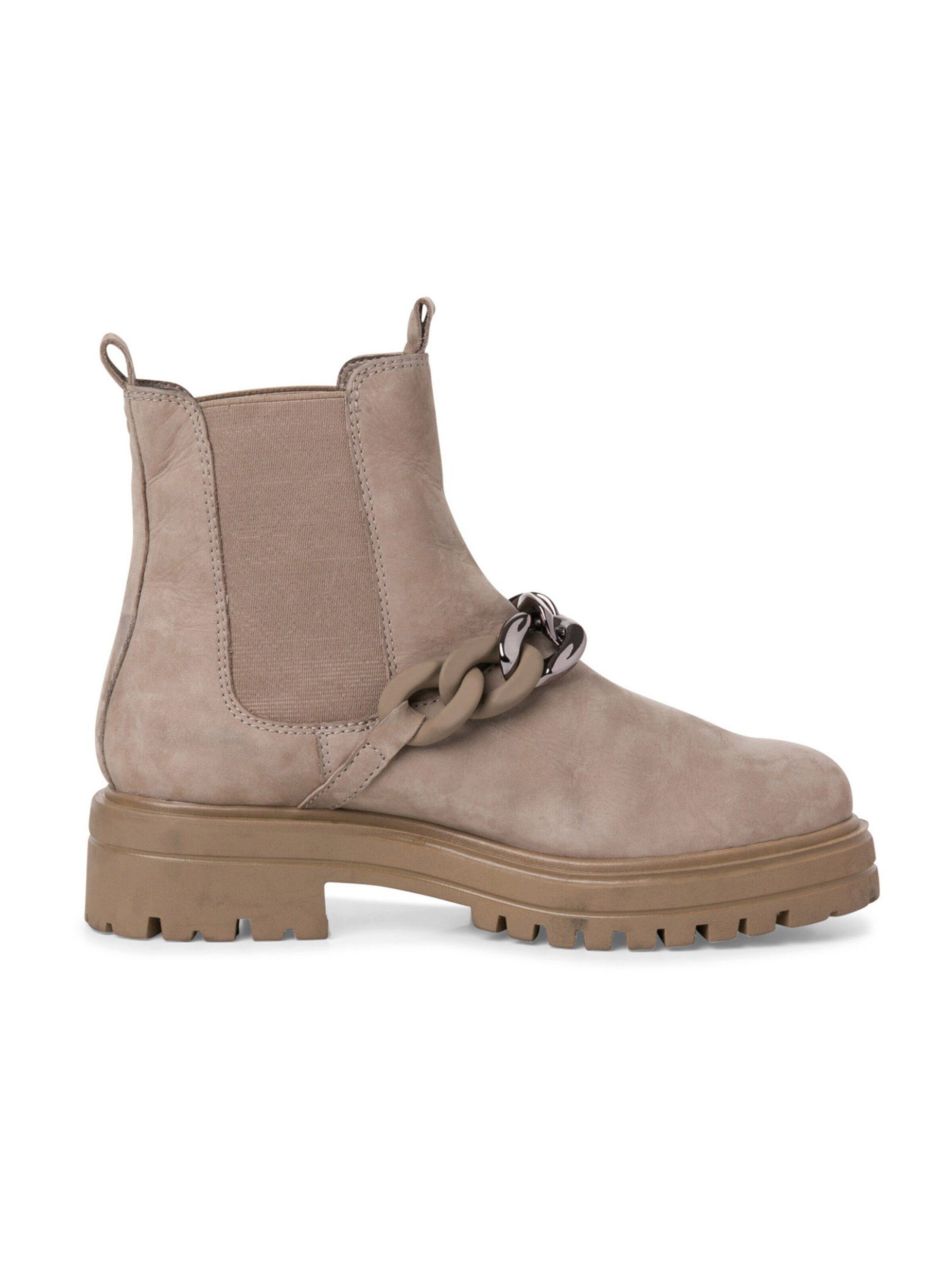 Grau Tamaris (1-tlg) NUBUC) Chelseaboots (TAUPE