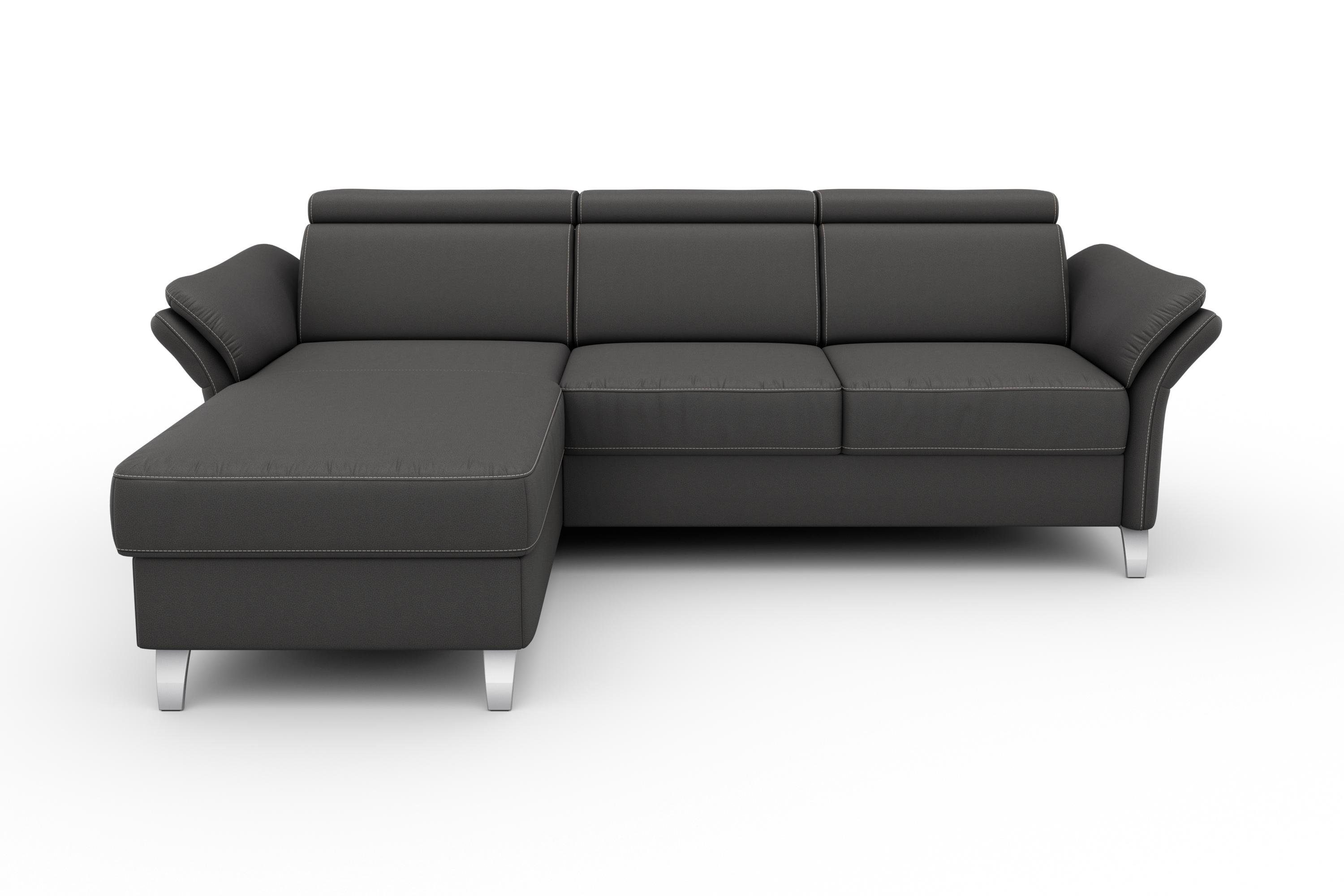 sit&more Ecksofa Vincenzo L-Form, inklusive Kopfteilverstellung, günstig online kaufen