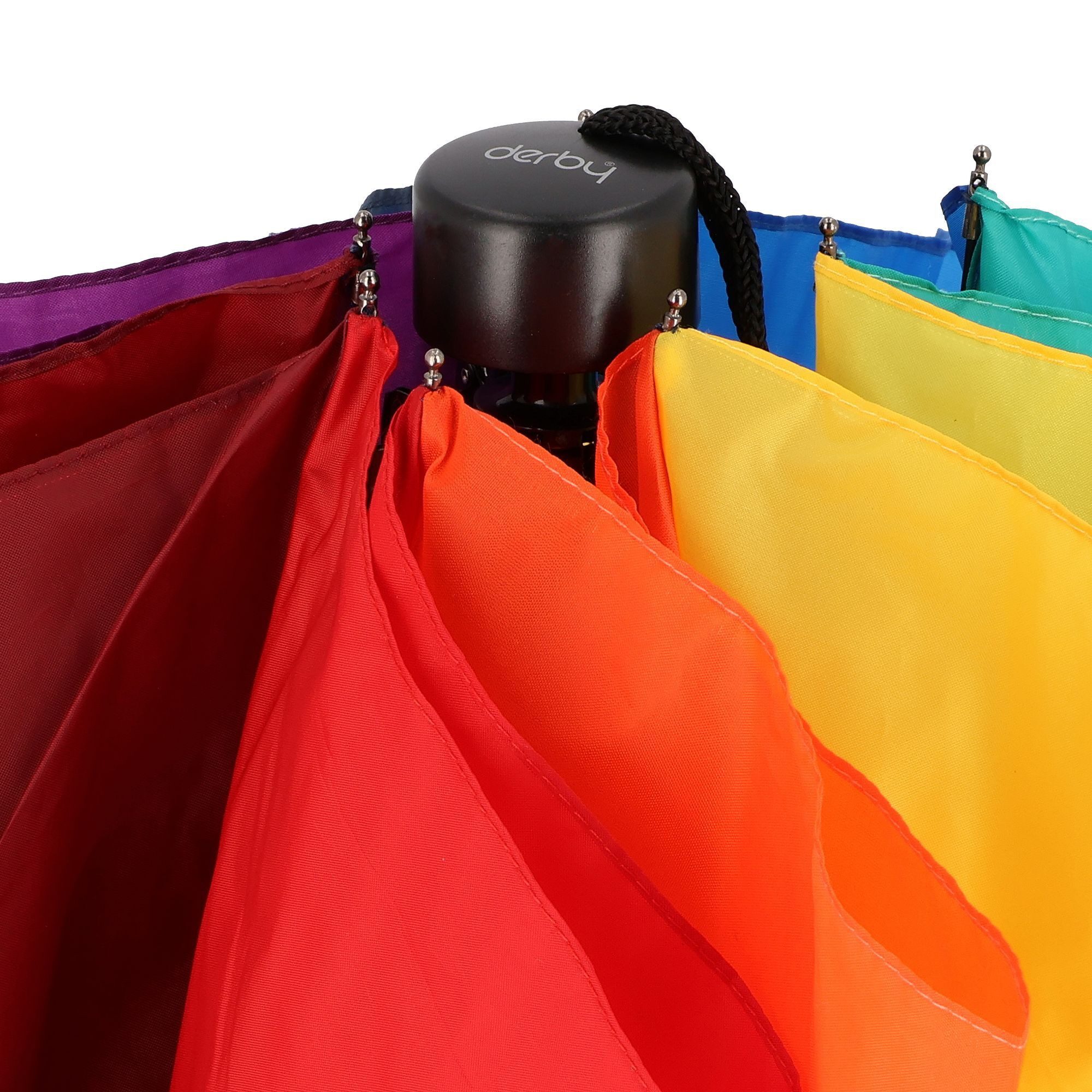 doppler® Taschenregenschirm Derby Hit Mini Rainbow