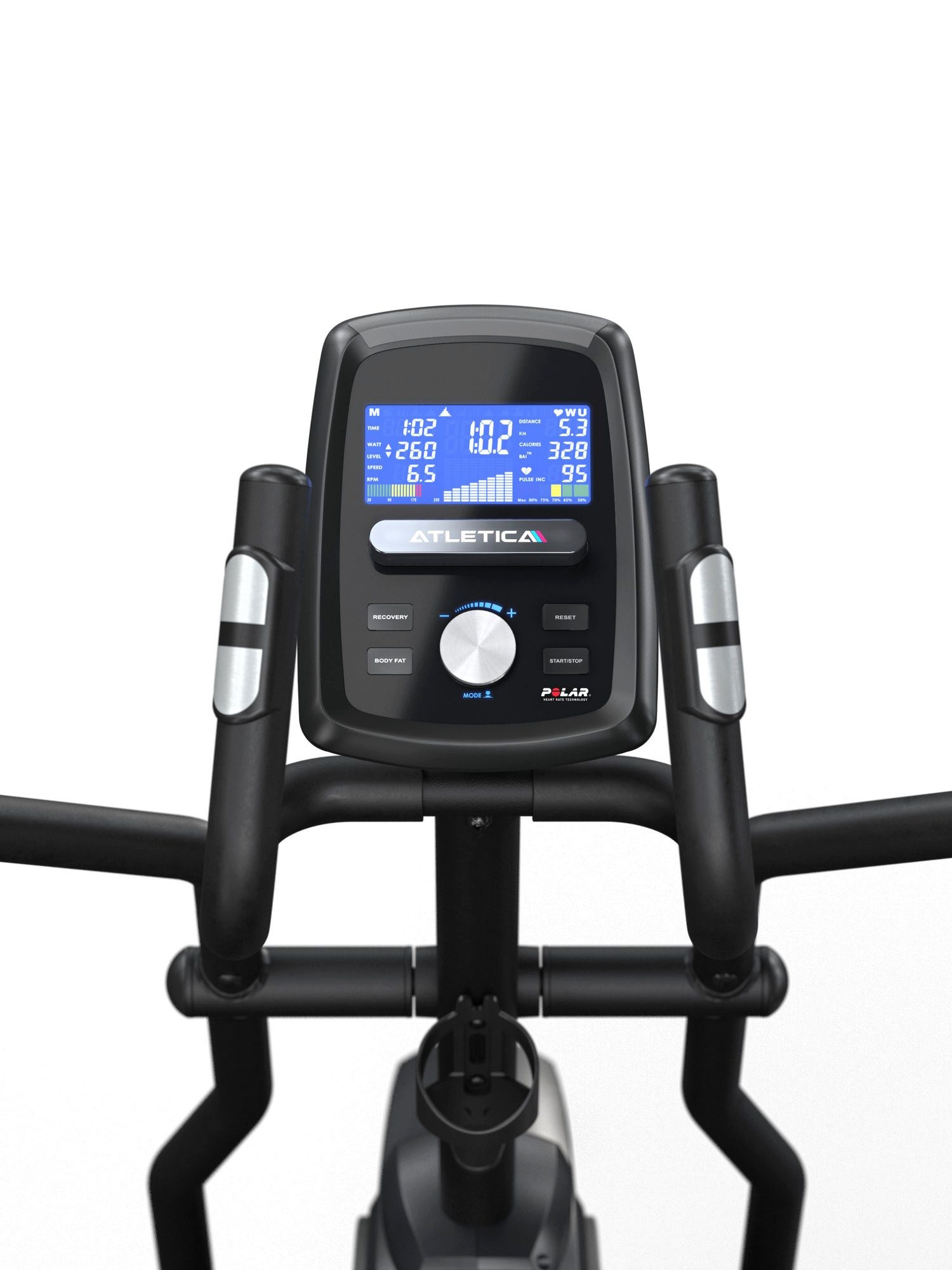 ATLETICA Crosstrainer-Ergometer Summit Crosstrainer, Kompakter, klappbarer Premium-Crosstrainer