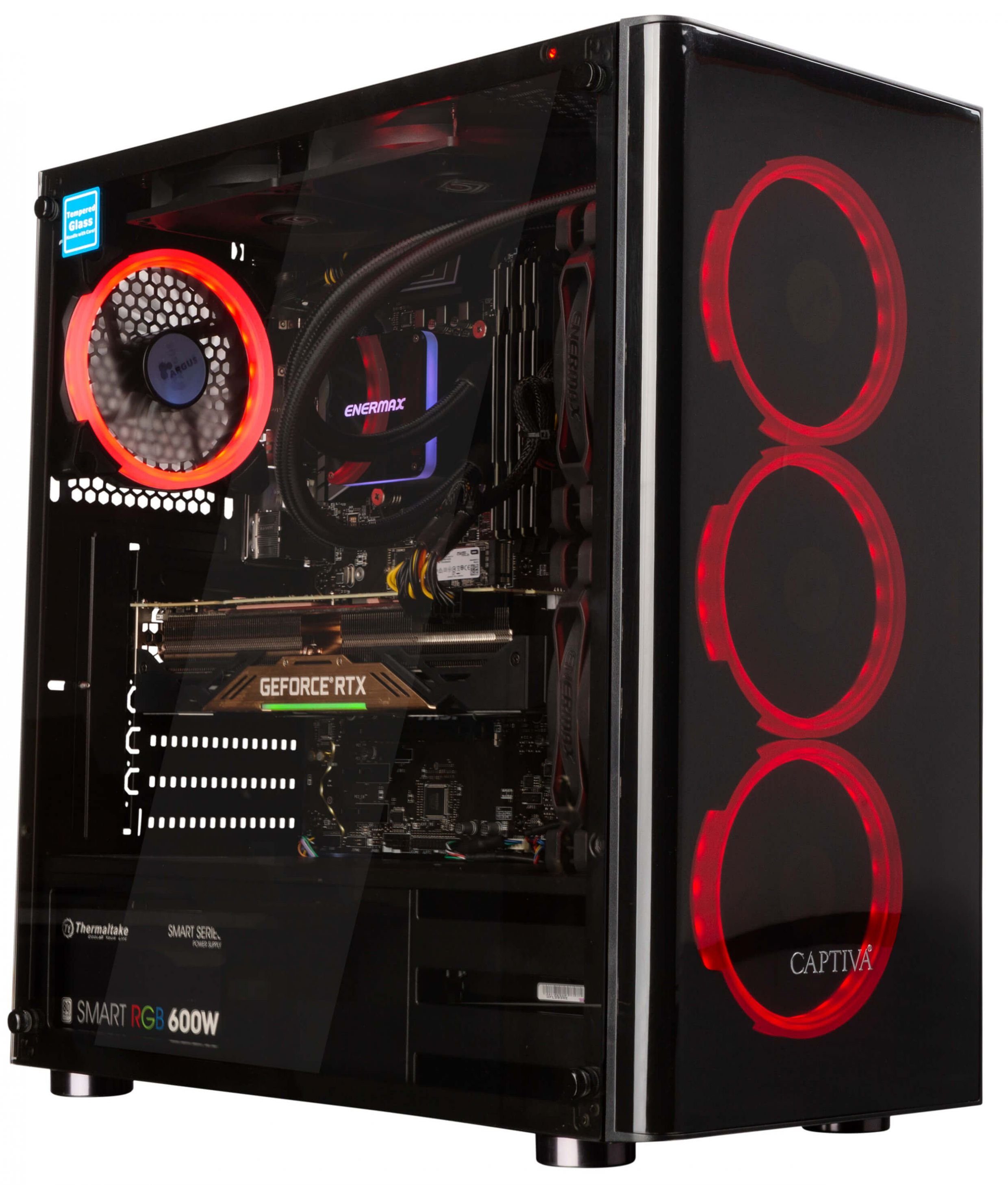 CAPTIVA G29IG 19V1 GamingPC (Intel Core i9, RTX 2080 Ti, 32 GB RAM, 2000 GB HDD, 1000 GB SSD