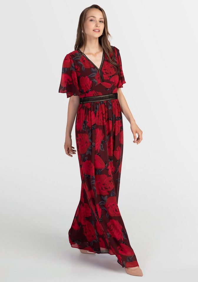 Apart Chiffonkleid Apart Chiffonkleid
