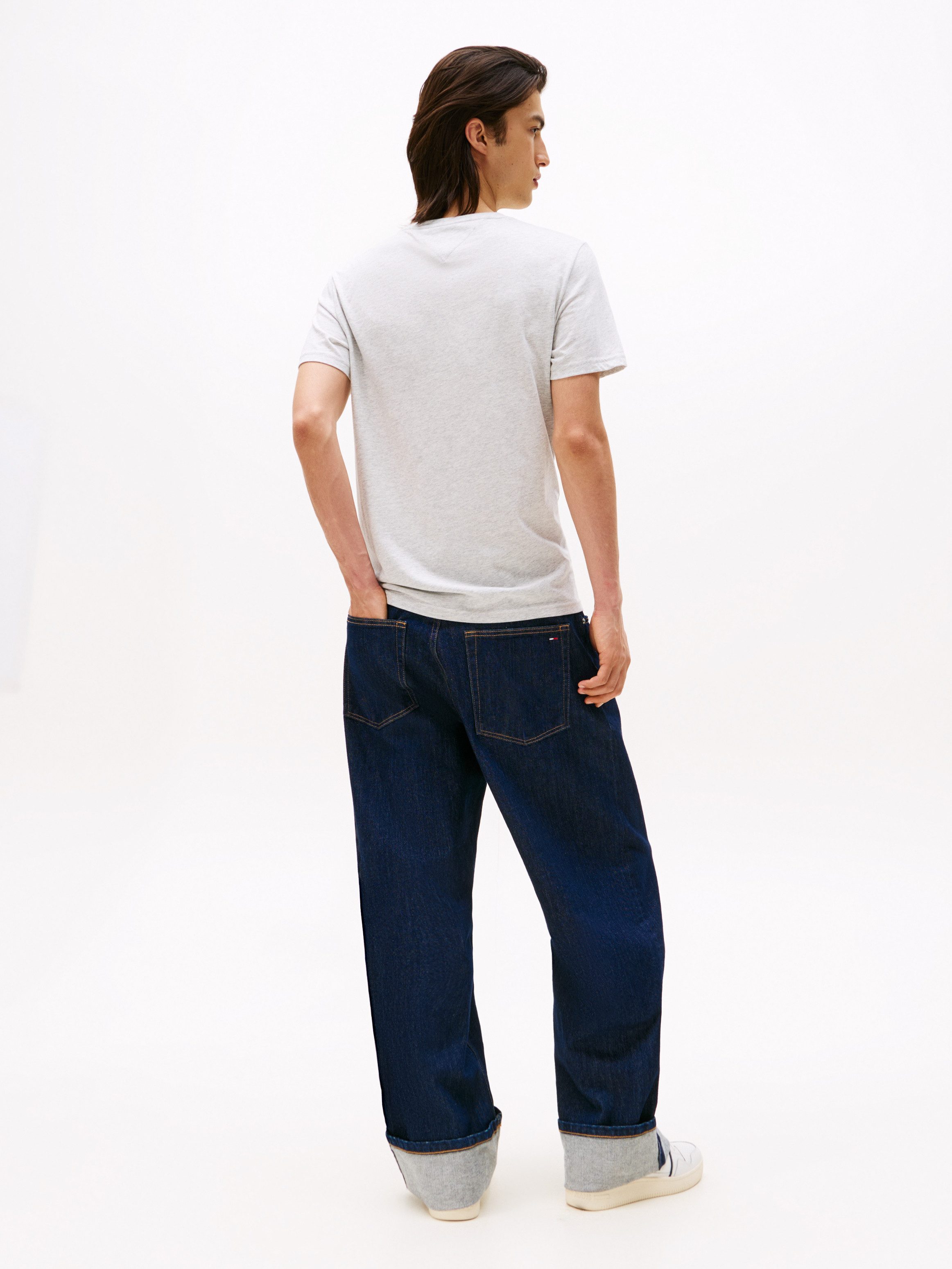 Tommy Jeans TJM XSLIM JASPE HTR TEE EXT Mit Rundhalsausschnitt