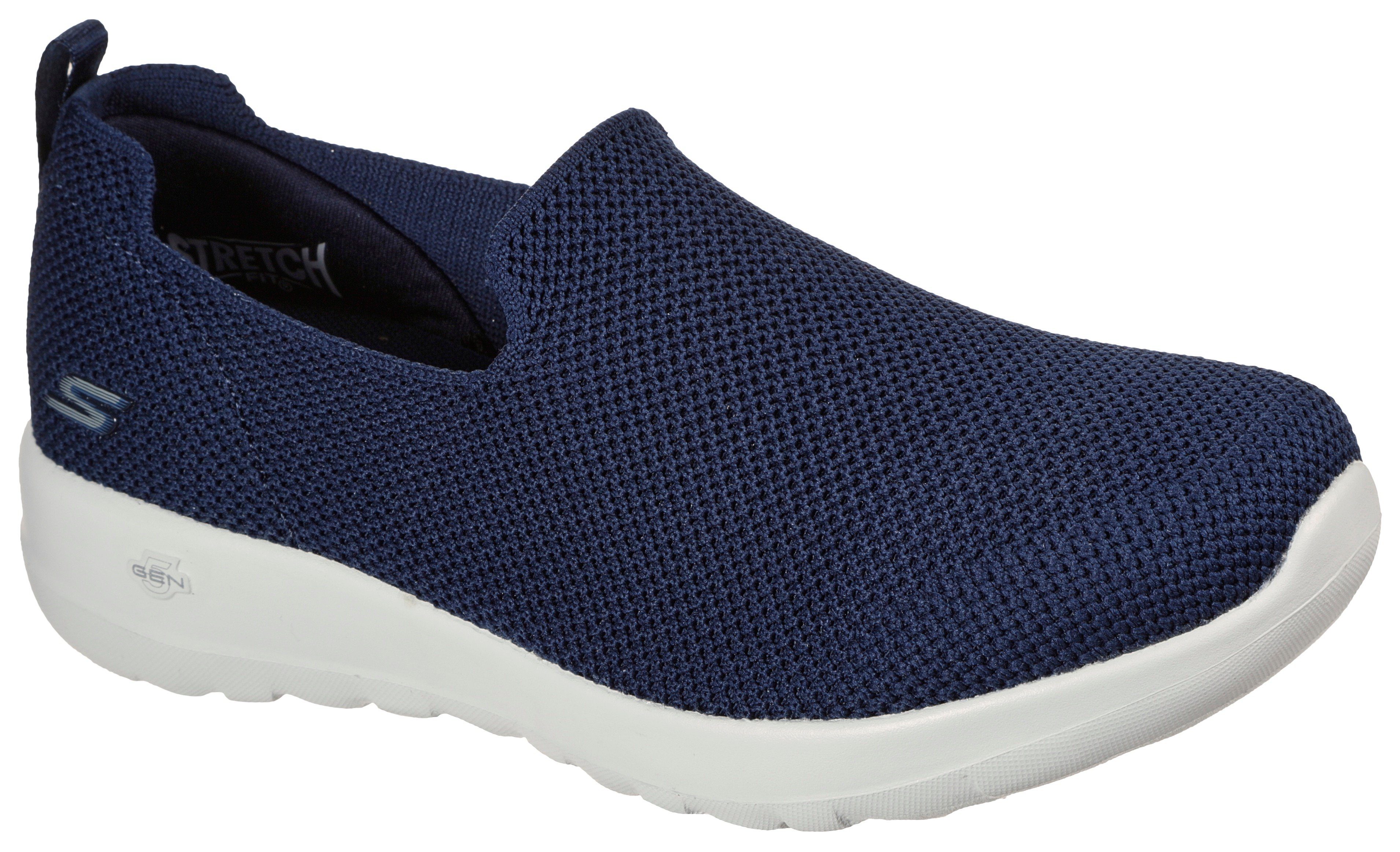 Skechers GO DAY gepolsterter mit WALK Slipper SENSATIONAL navy JOY Innensohle