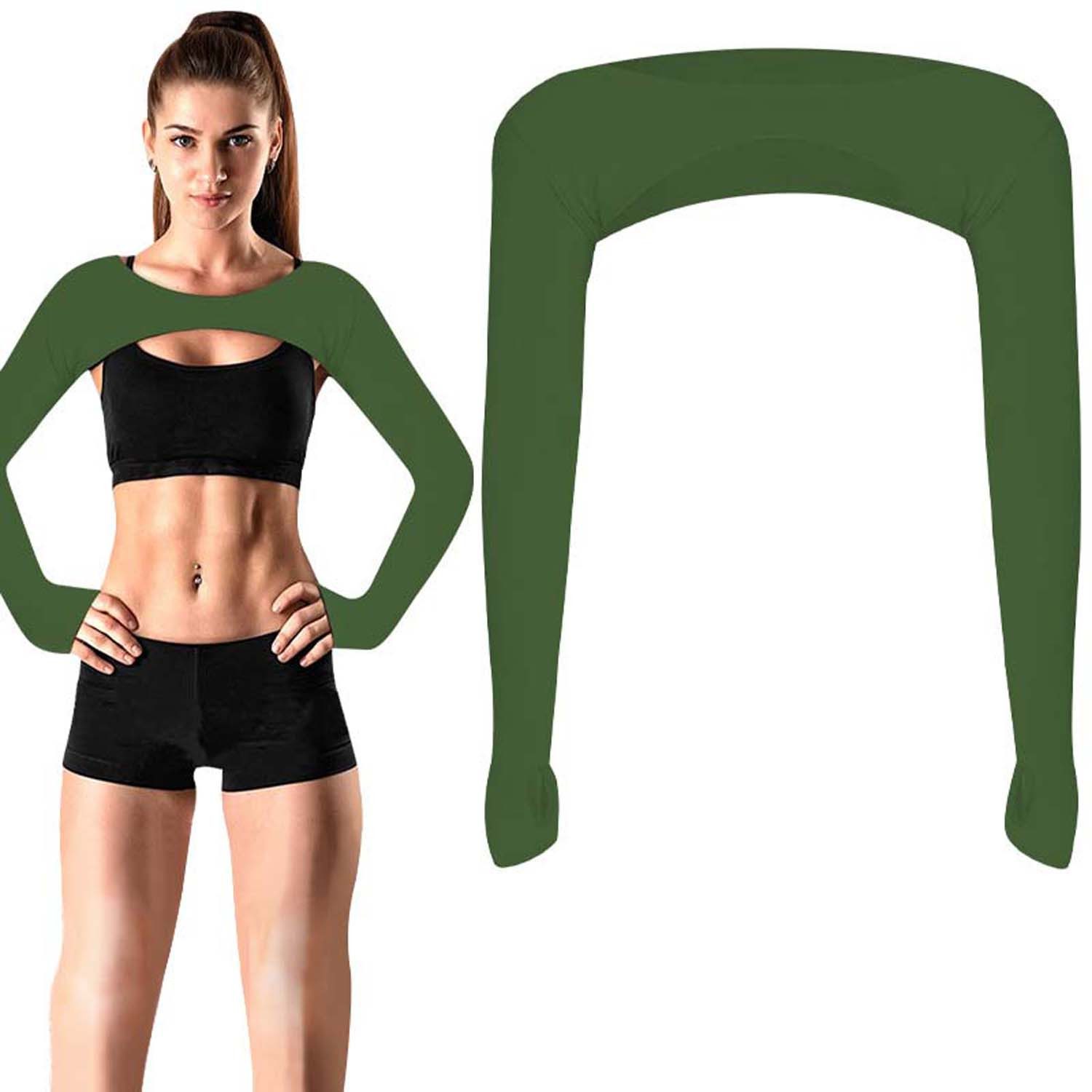 Zaewry Armstulpen Sommer Armlinge Herren Damen UV-Schutz mit Fingerlöchern für Radsport