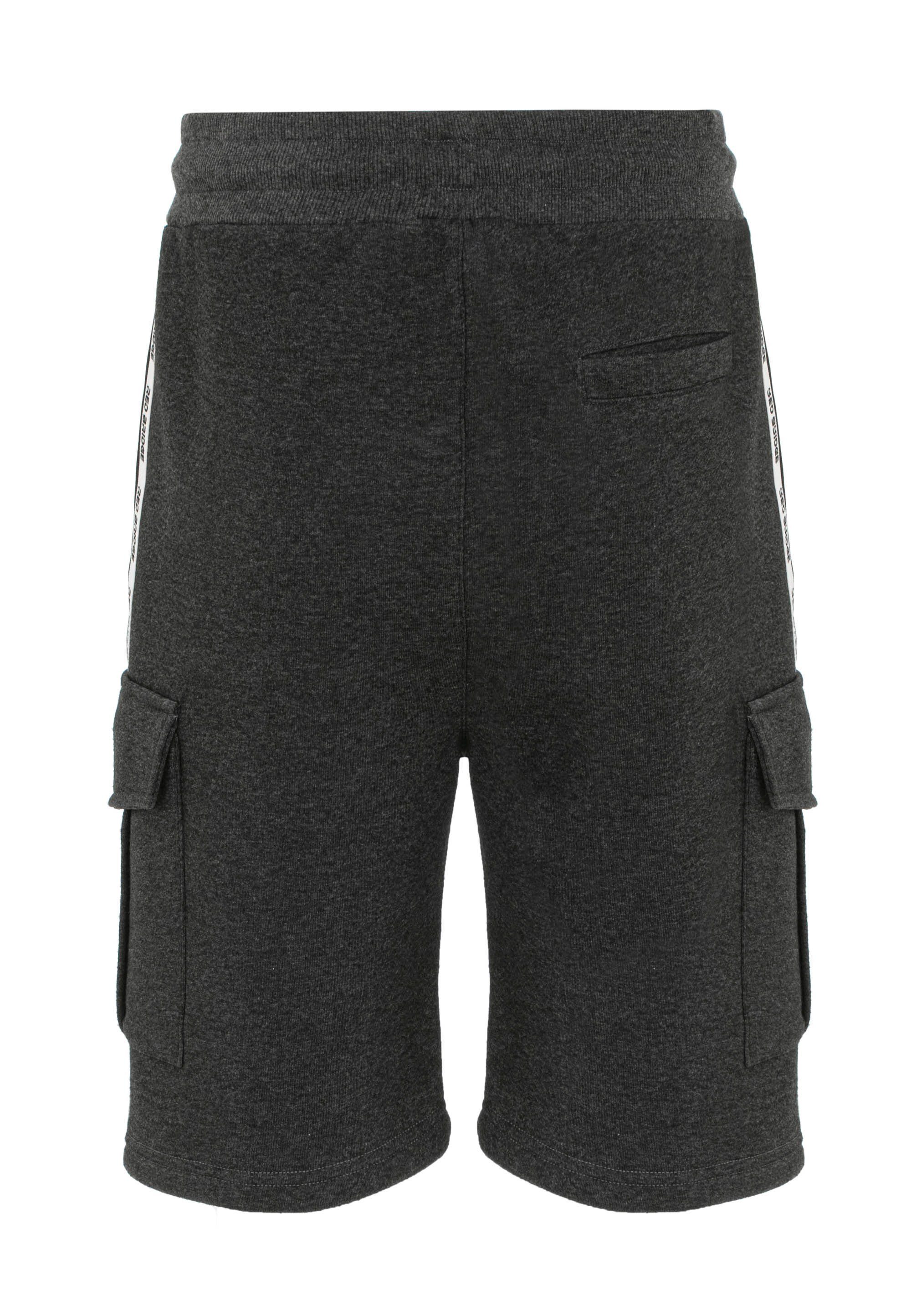Shorts mit trendigen Stourbridge Kontraststreifen RedBridge dunkelgrau