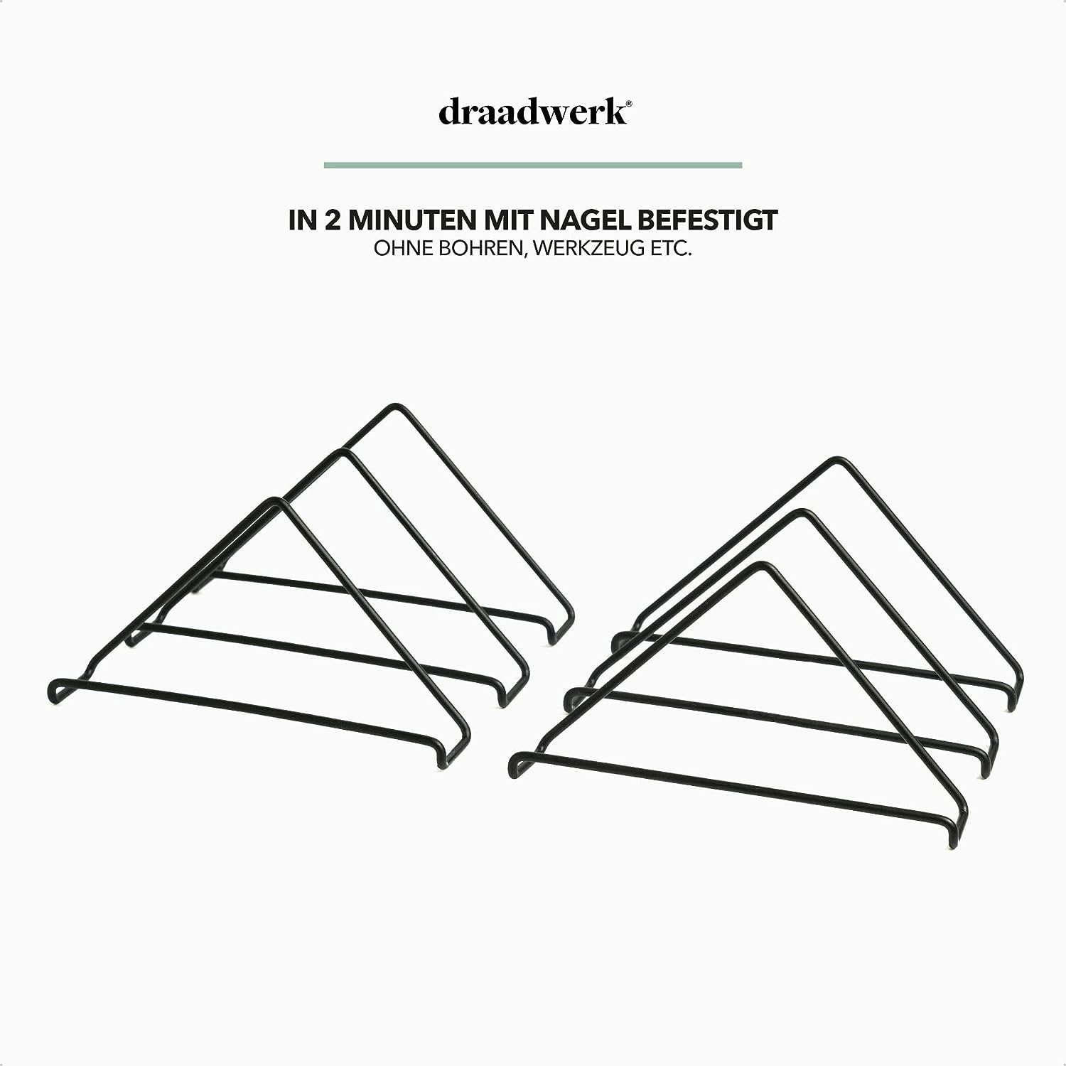 draadwerk® Deko-Wandregal Schallplatten Wandhalterung, Set 6-tlg., günstig online kaufen