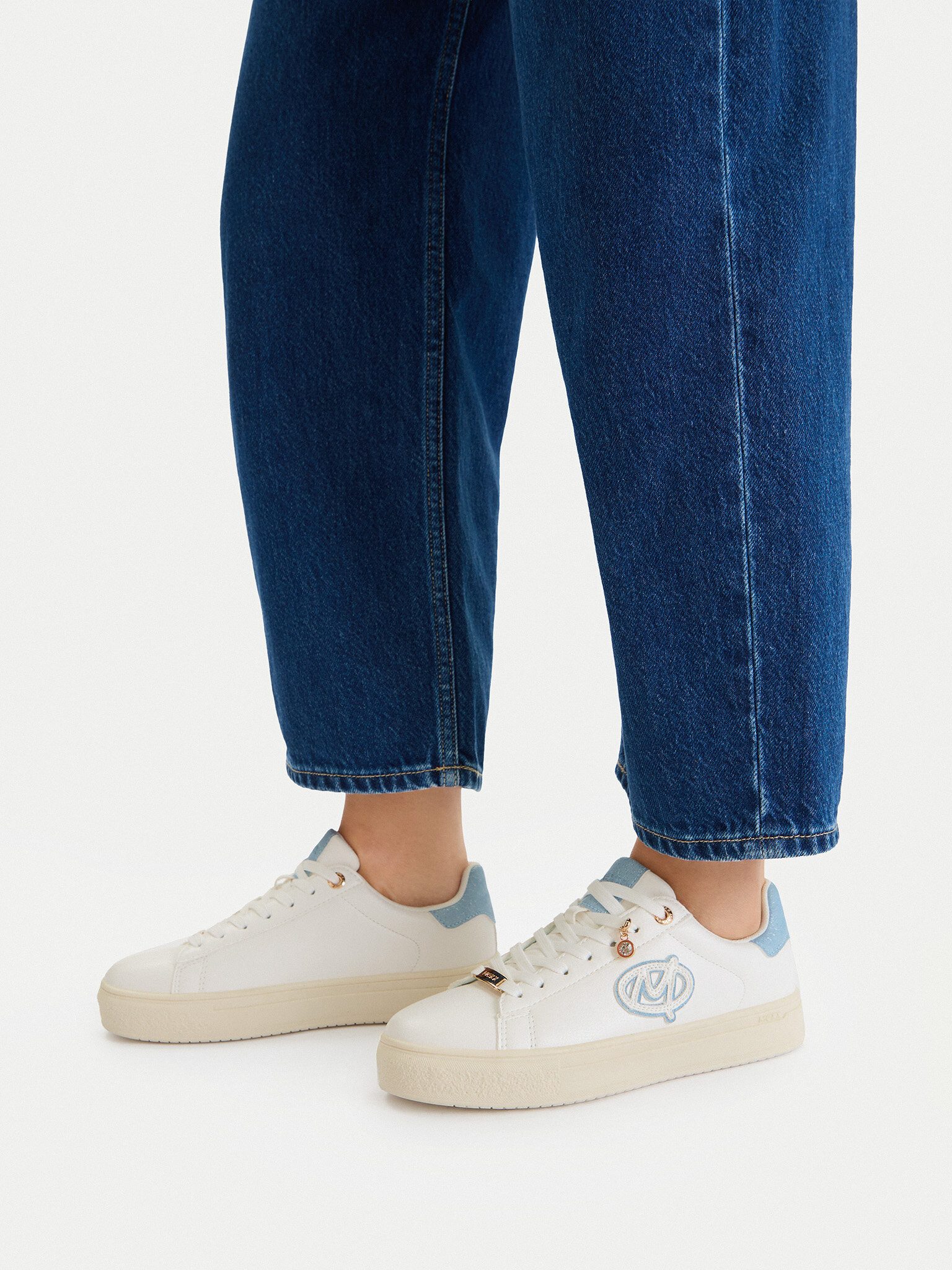 Mexx Mexx Damenschuhe Weiß MEXX-EO-MI001011361W Weißblau Sneaker