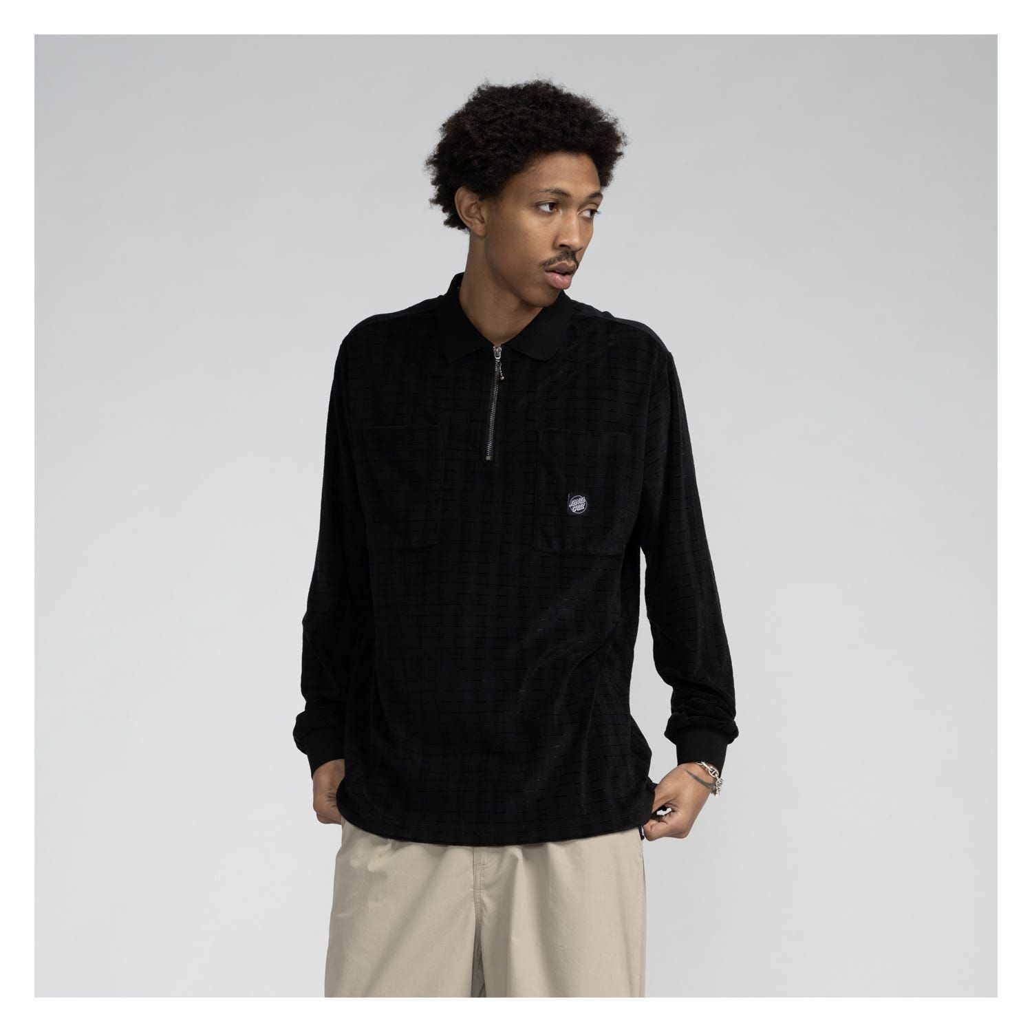 Santa Cruz Langarm-Poloshirt - Langarmshirt - Poloshirt - SCA-LTE Il CapoIl