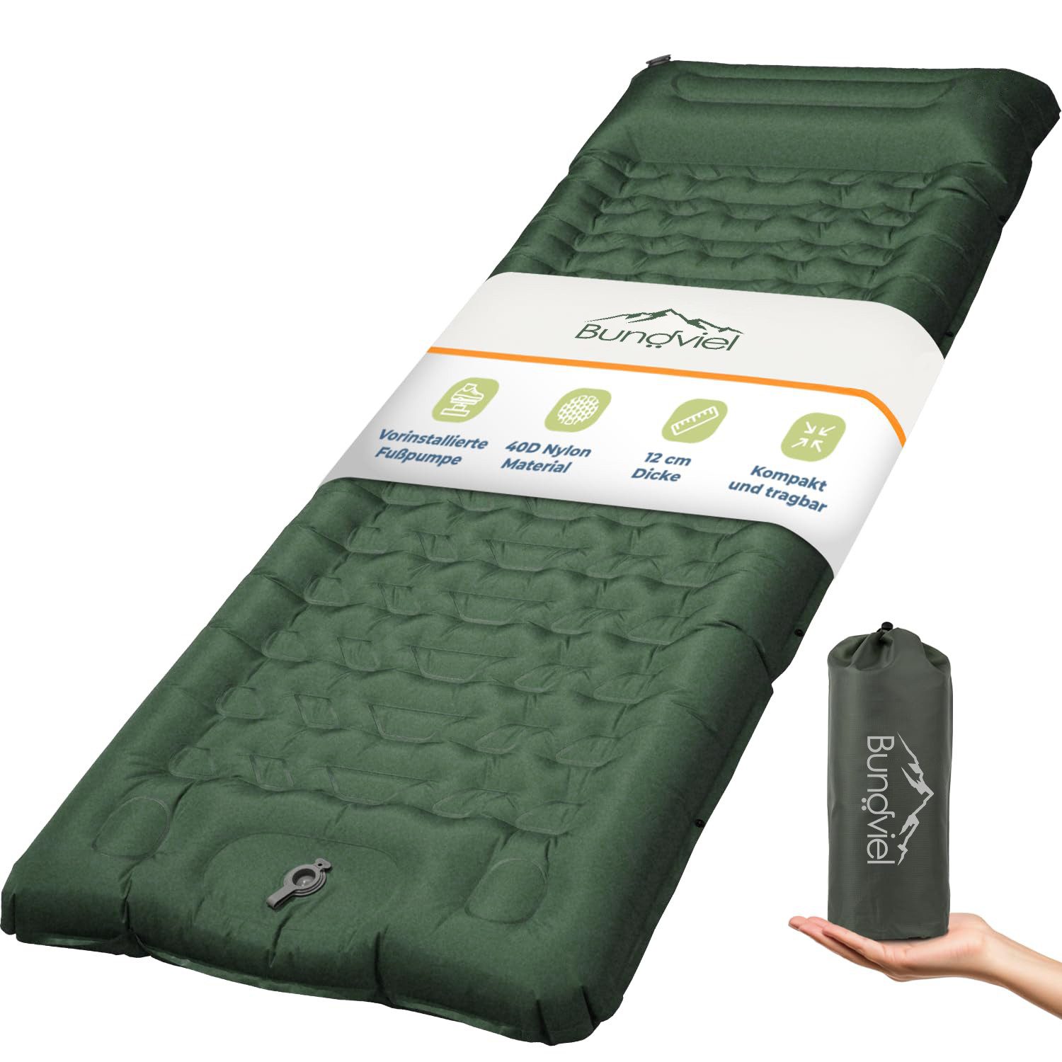 YI Luftbett Isomatte Ultraleicht 12cm dick,faltbar günstig online kaufen