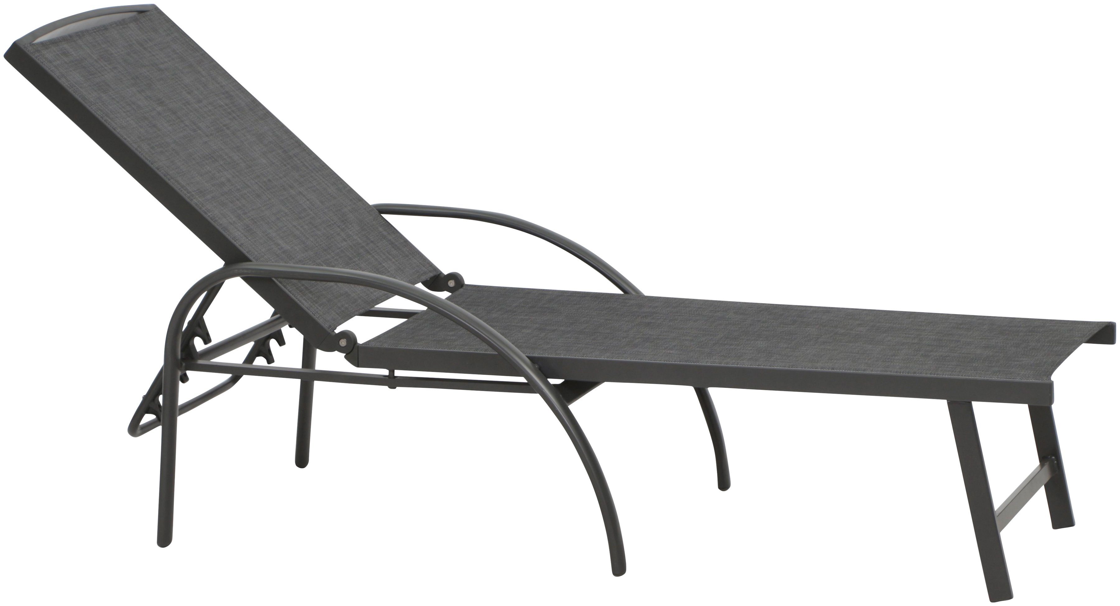 SIENA GARDEN Gartenliege »Livorno Liege«, Aluminium/Polyrattan