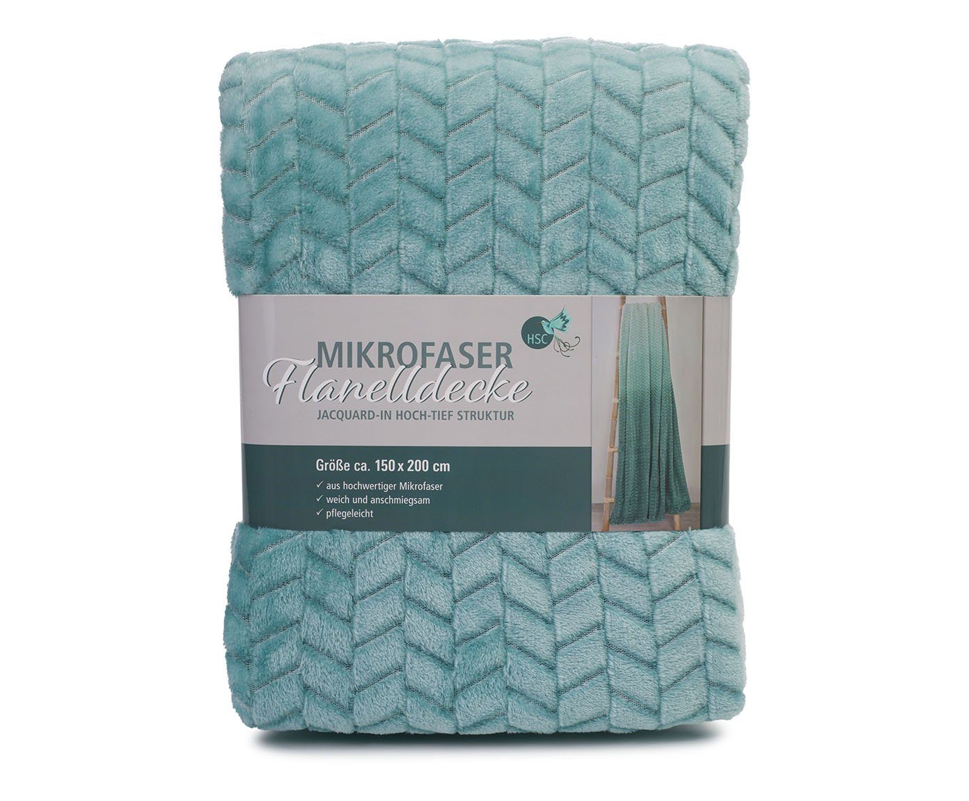 Wohndecke XL-Kuscheldecke mit Farbverlauf, HSC Home-Style-Creation günstig online kaufen