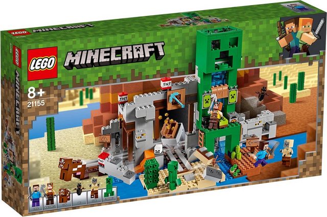 Image of LEGO Die Creeper Mine Bausatz, Mehrfarbig