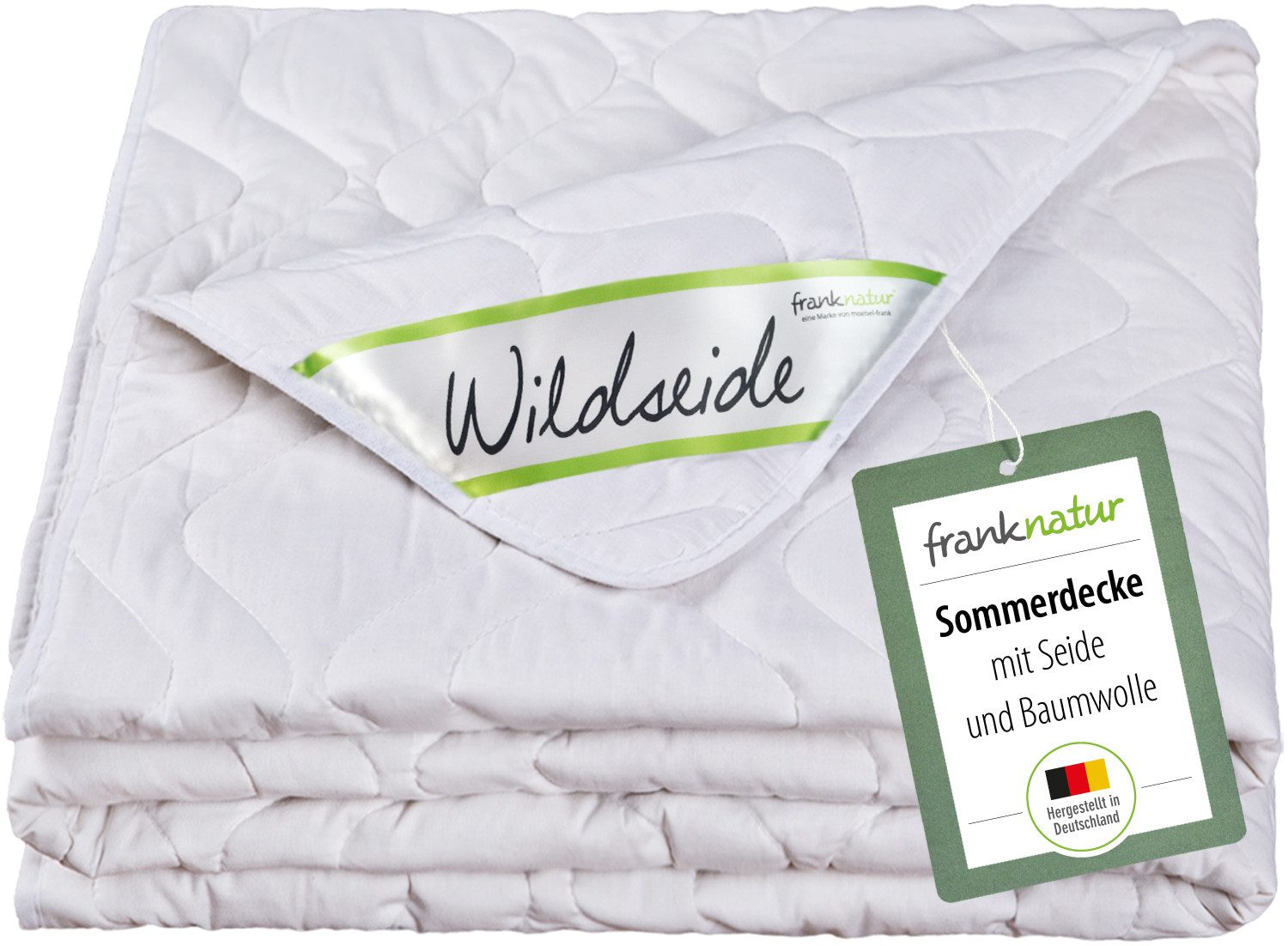 franknatur Kinderbettdecke Gabrina, Füllung: 60% Wildseide, 40% Baumwolle, günstig online kaufen