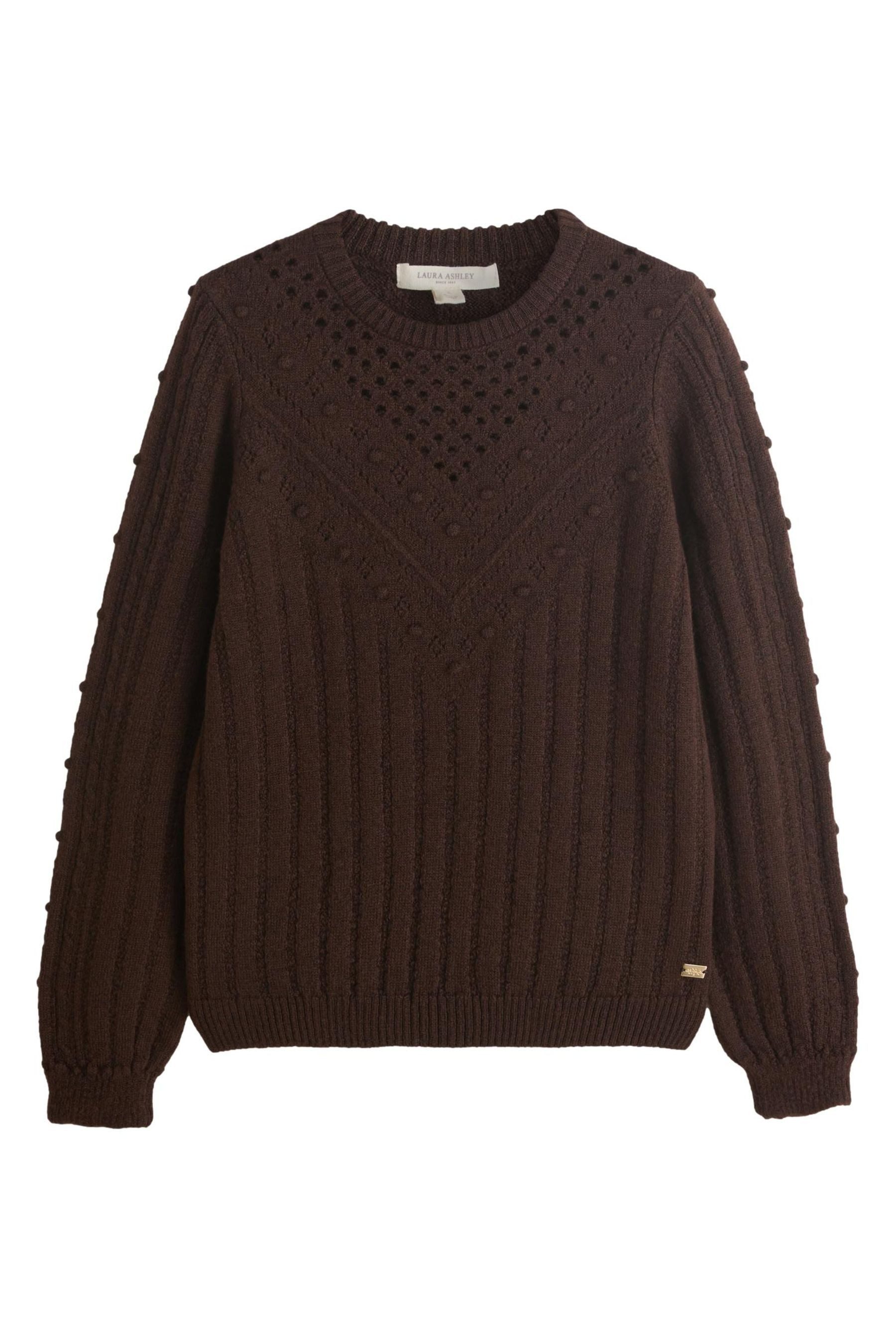 LAURA ASHLEY Strickpullover Laura Ashley Strickpullover mit Noppenmuster (1-tlg)