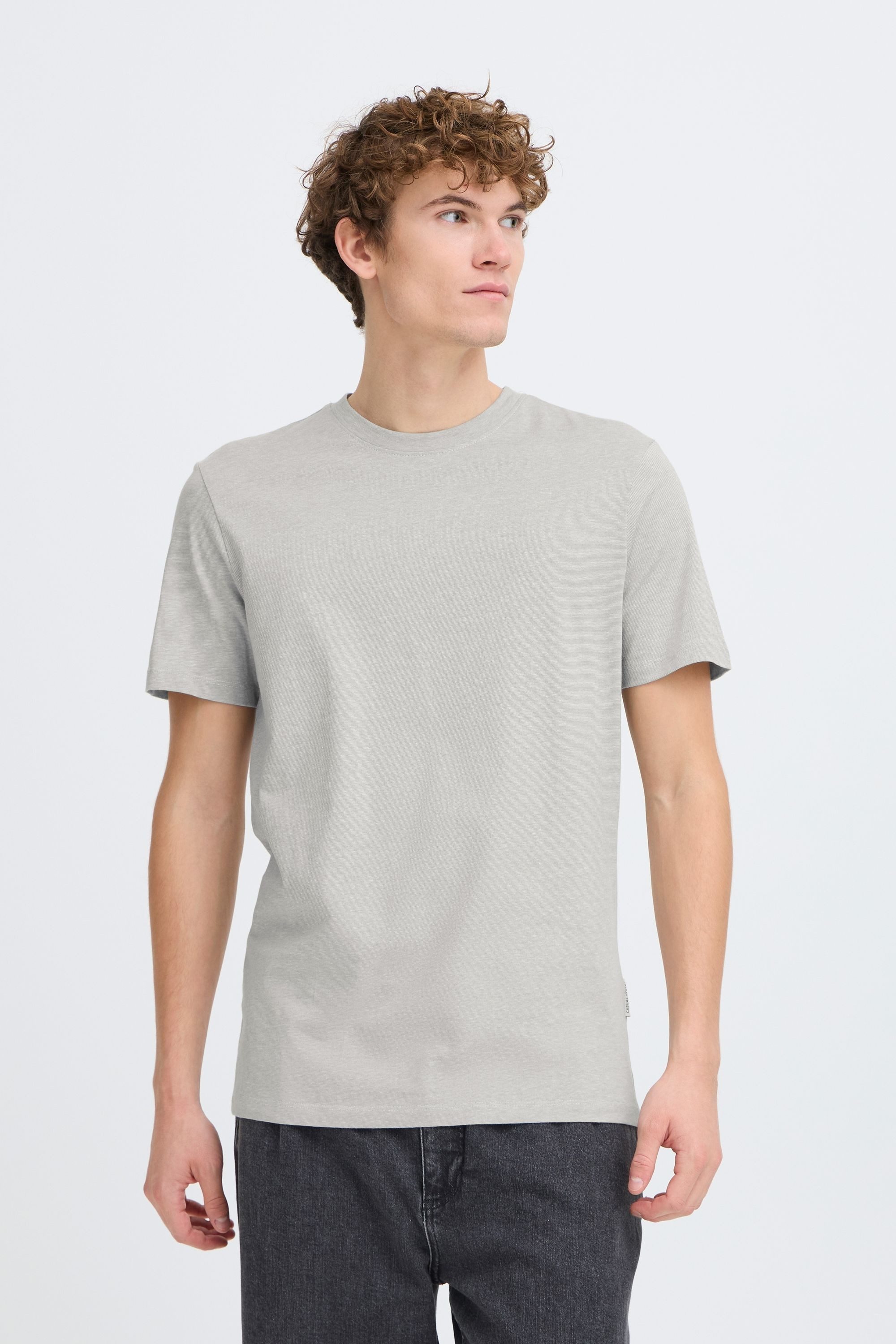 Casual Friday T-Shirt CFThor Basic T-Shirt mit Rundhalsausschnitt
