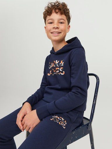 & Navy HOOD Blazer Jack Jones SWEAT JJMILES JNR Kapuzensweatshirt Junior