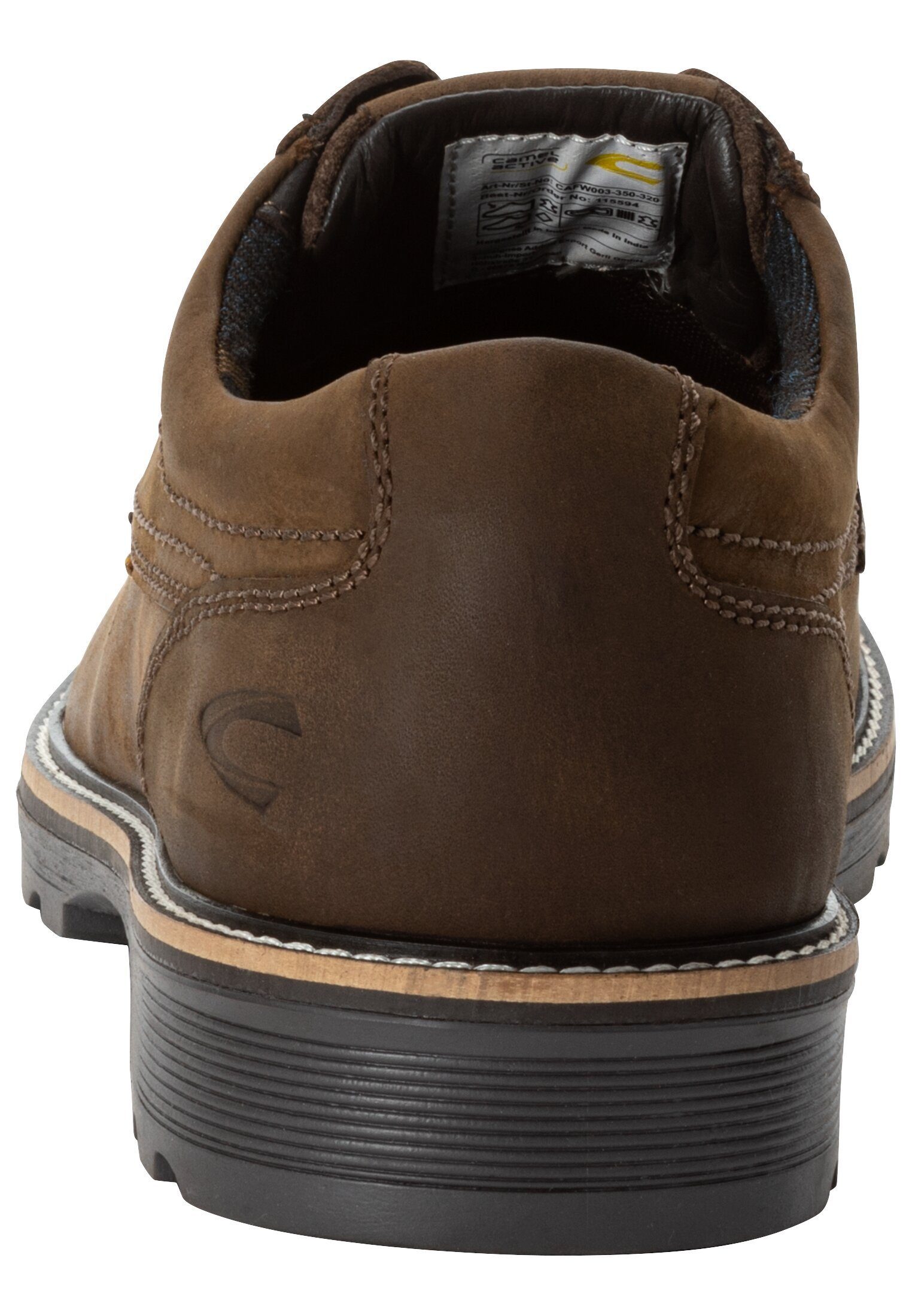 camel active aus Nubukleder Schnürschuh