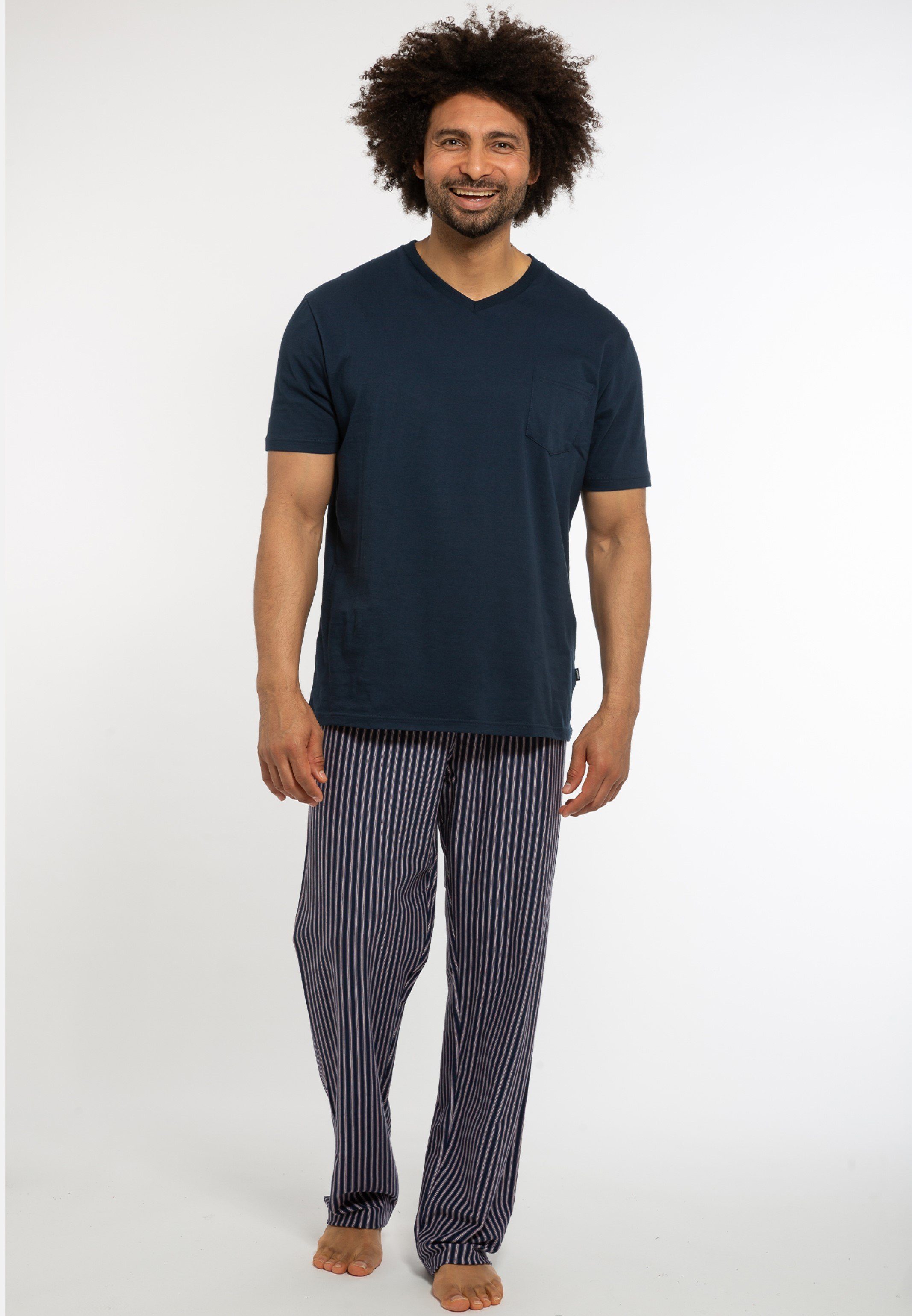 zum selber (1-tlg) - Schlafanzug mixen Match Schlafanzug Ammann & Pyjamaoberteil Cotton Oberteil Baumwolle Mix Organic - -