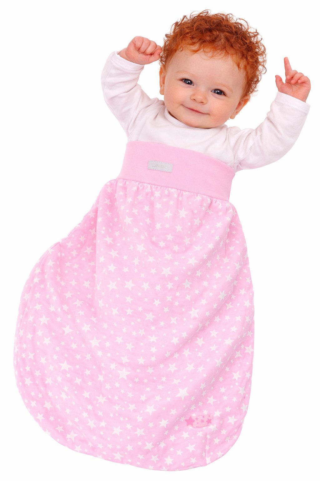 La Bortini Pucksack Leichter Fußsack Sommer Frühjahr Stramplersack für Babys Kleinkinder, aus reiner Baumwolle, in verschiedenen Längen vorhanden