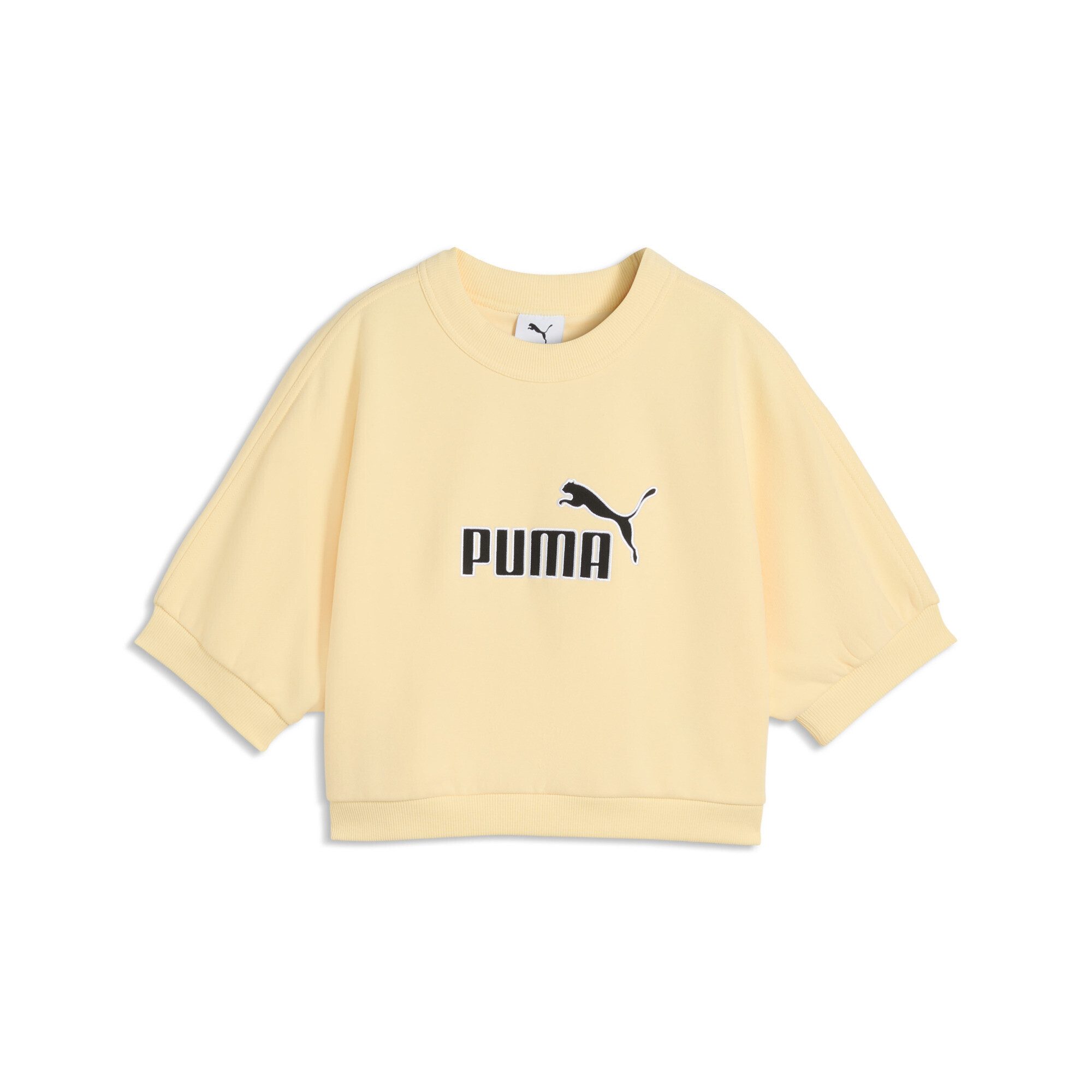 PUMA Sweatshirt Essentials Elevated No. 1 Logo Relaxed Sweatshirt Damen