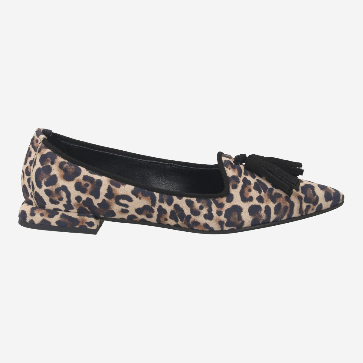 Lüke Schuhe SKYE CAMEL/NERO, Ballerina in Braun kombiniert für Damen Ballerina