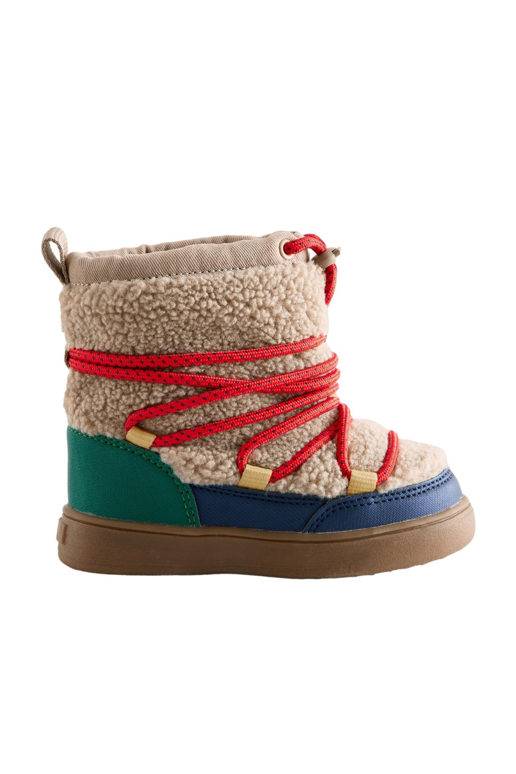 Schlupfstiefel mit Borg und Ziehkordel Babystiefel