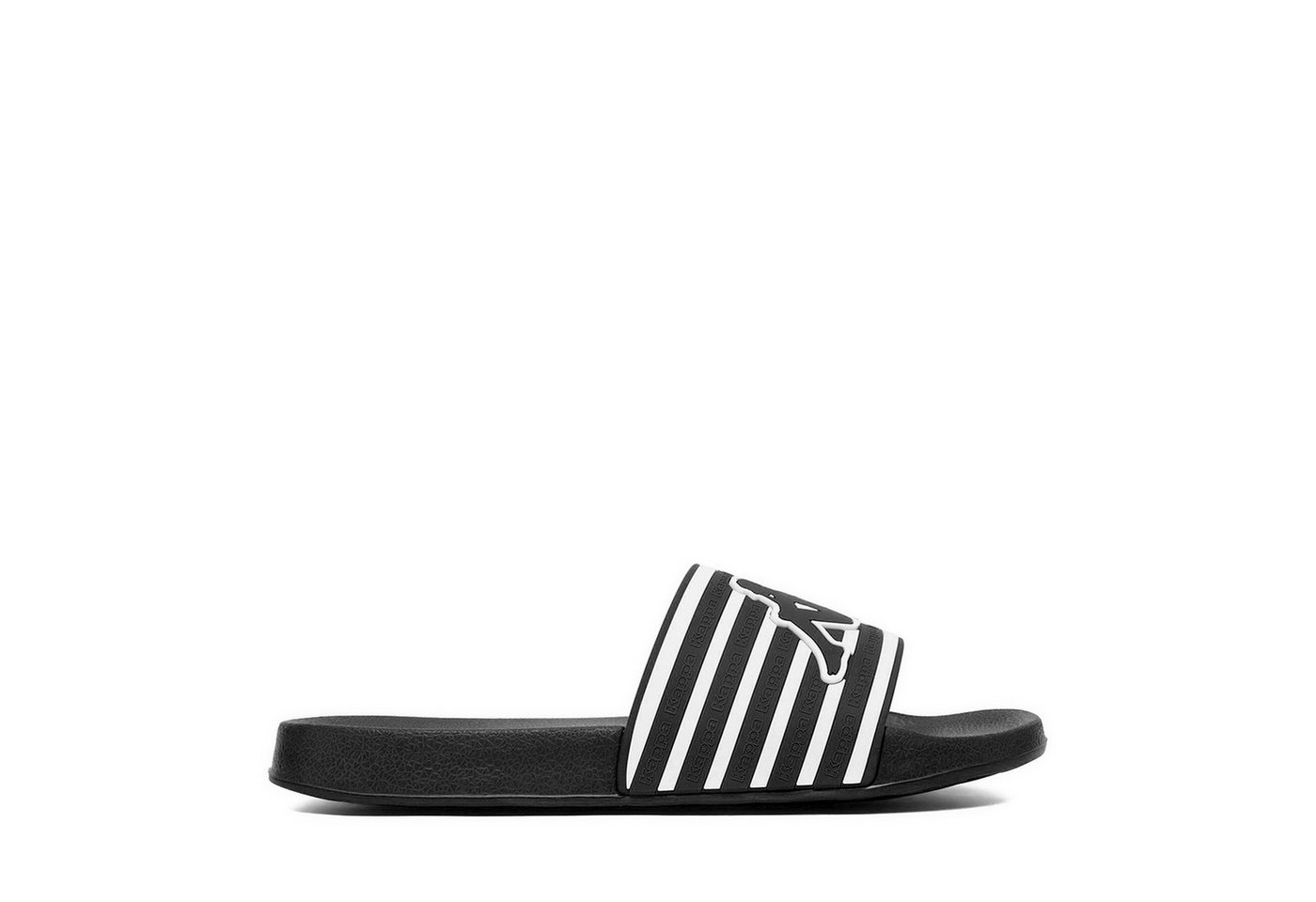 Kappa Kappa Herren-Flip-Flops, Schwarz Badepantolette