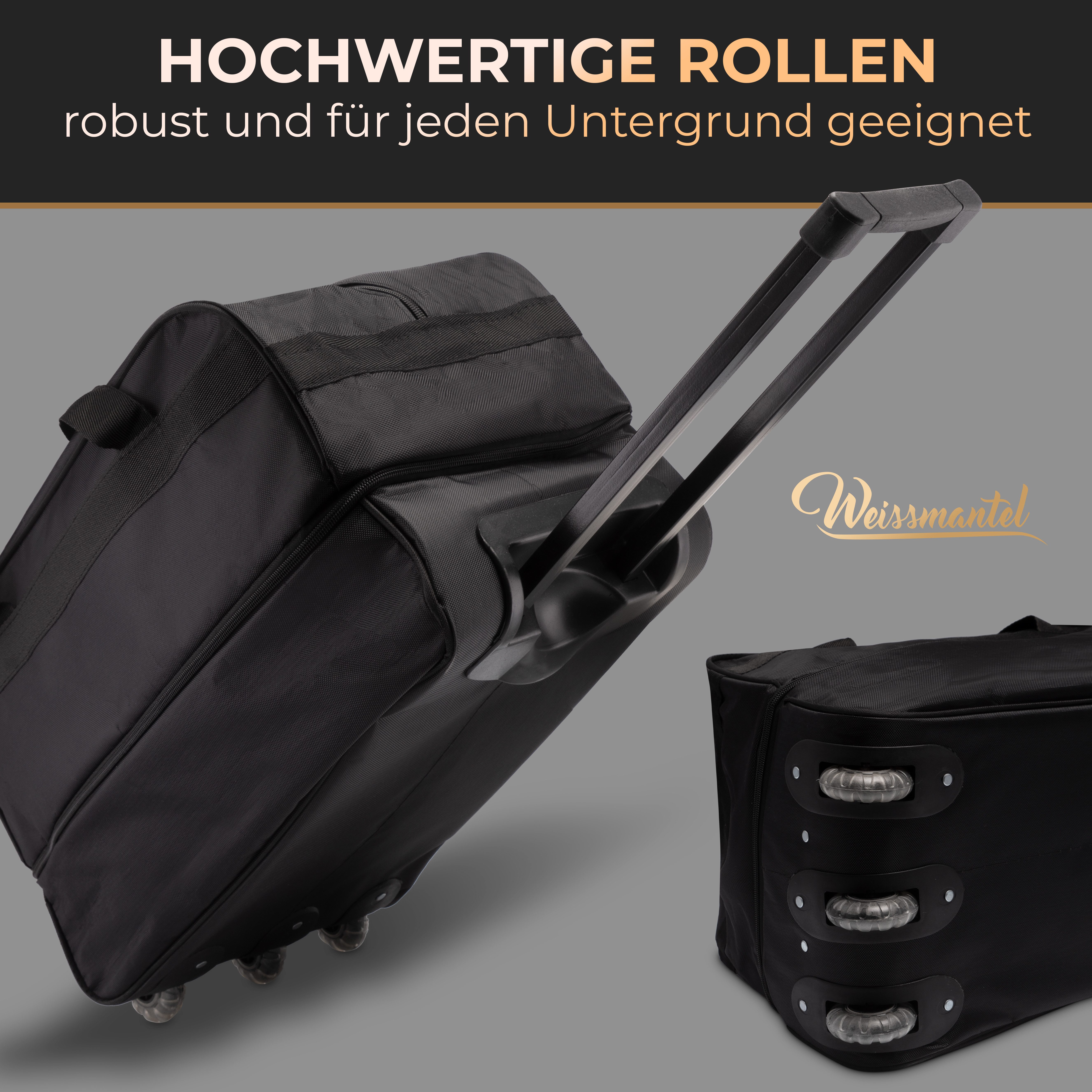 Weissmantel Handgepäck-Trolley Handgepäck Koffer 55x40x25 Reisetasche Rollkoffer Bordgepäck Trolley, Trolly, Handgepäck, Bordgepäck, kleiner Koffer