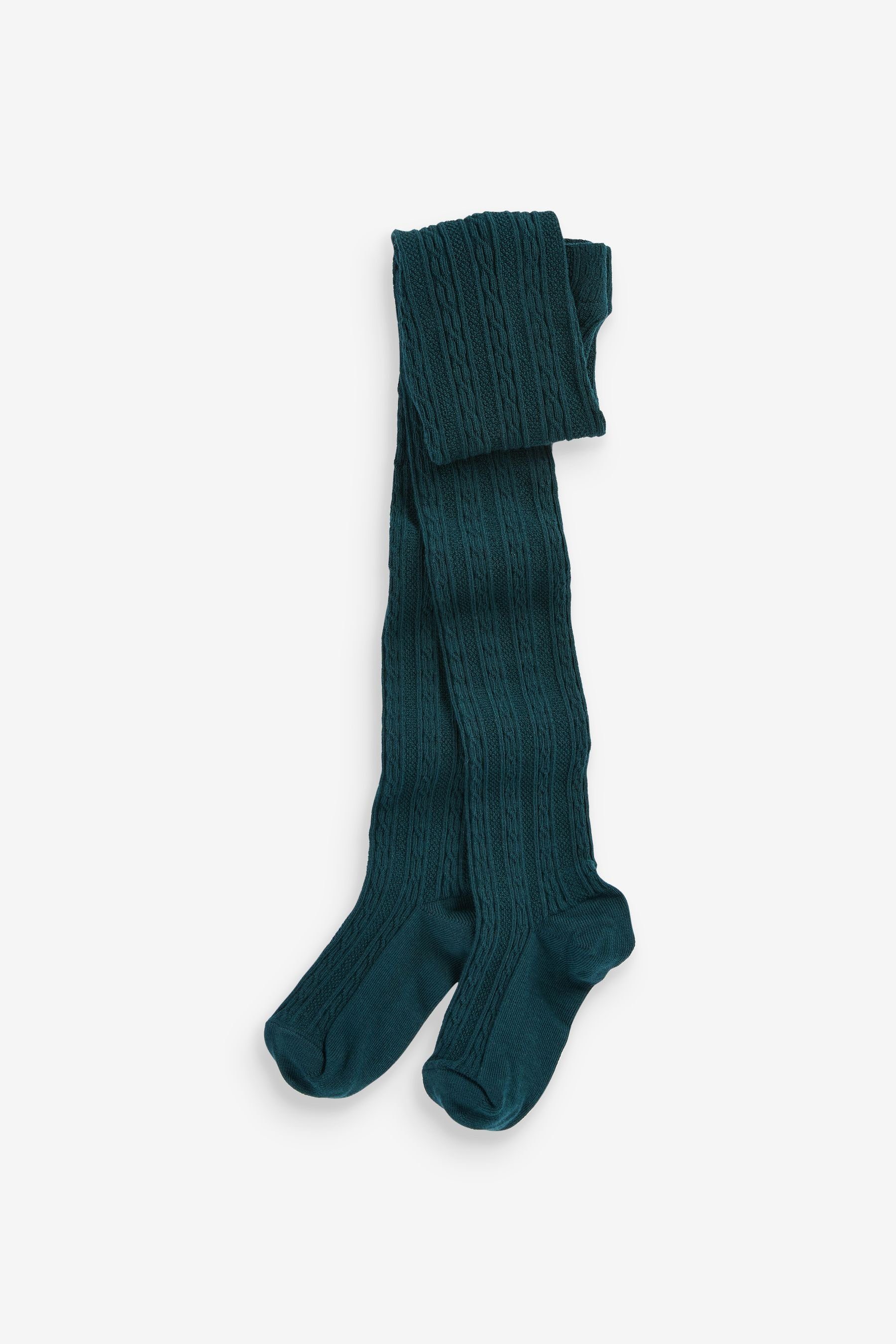 Next Strickstrumpfhose Zopfmuster-Strumpfhose mit hohem Baumwollanteil (1 St)
