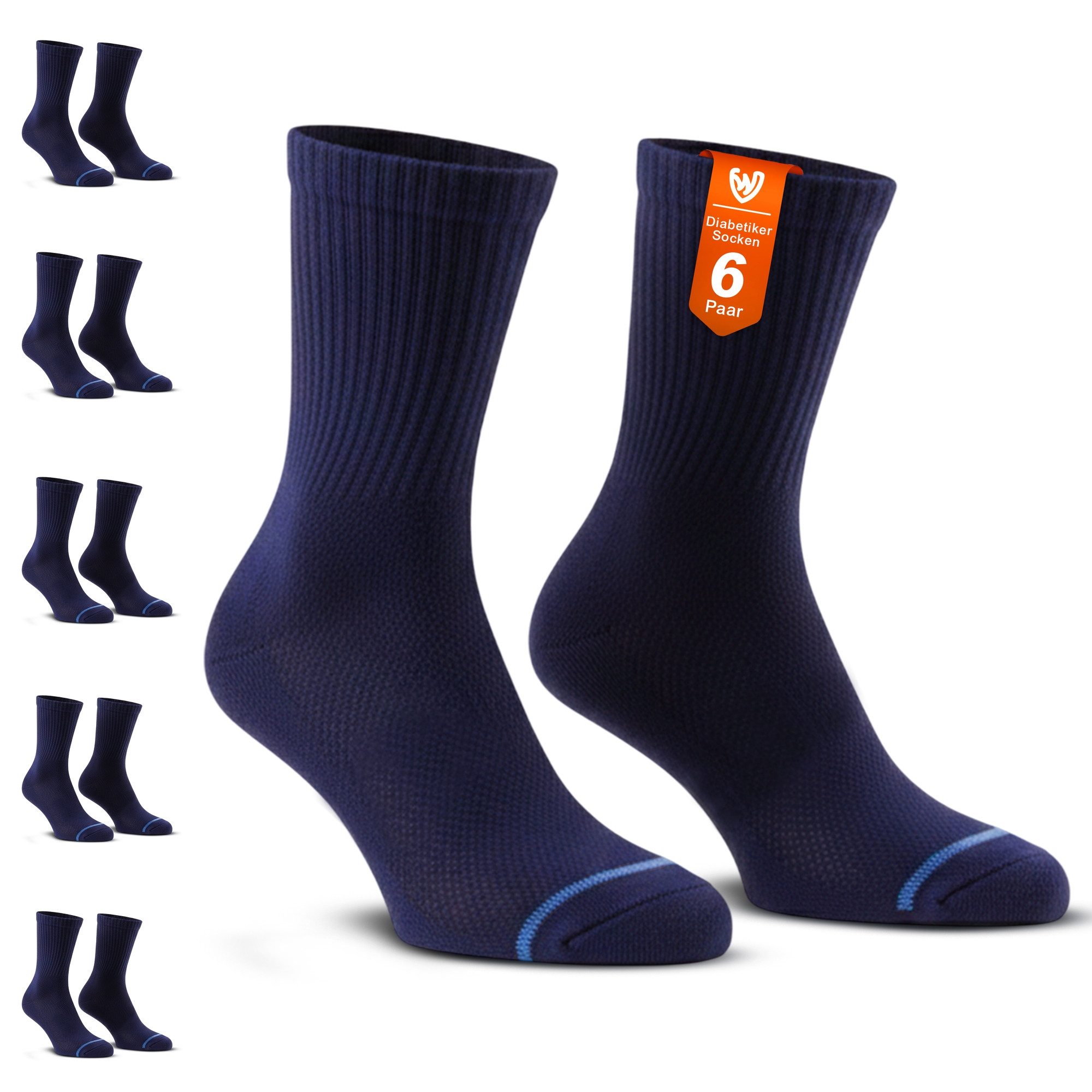 Diabetikersocken GW283 Diabetikersocken 6er Pack